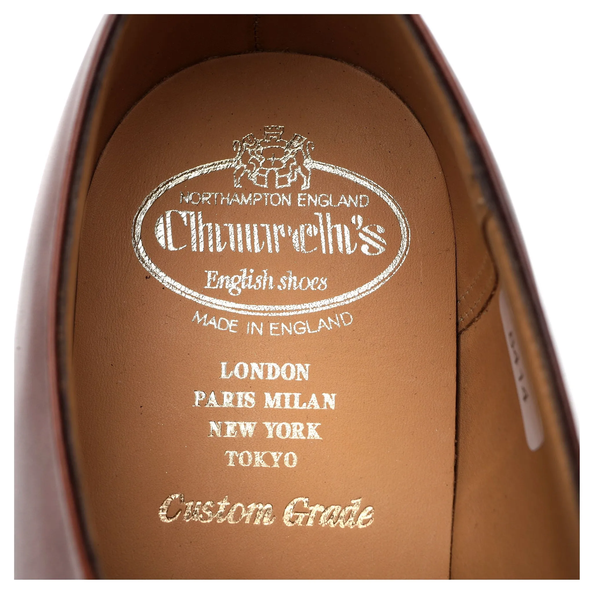 'Consul' Brown Leather Oxford UK 8.5 G