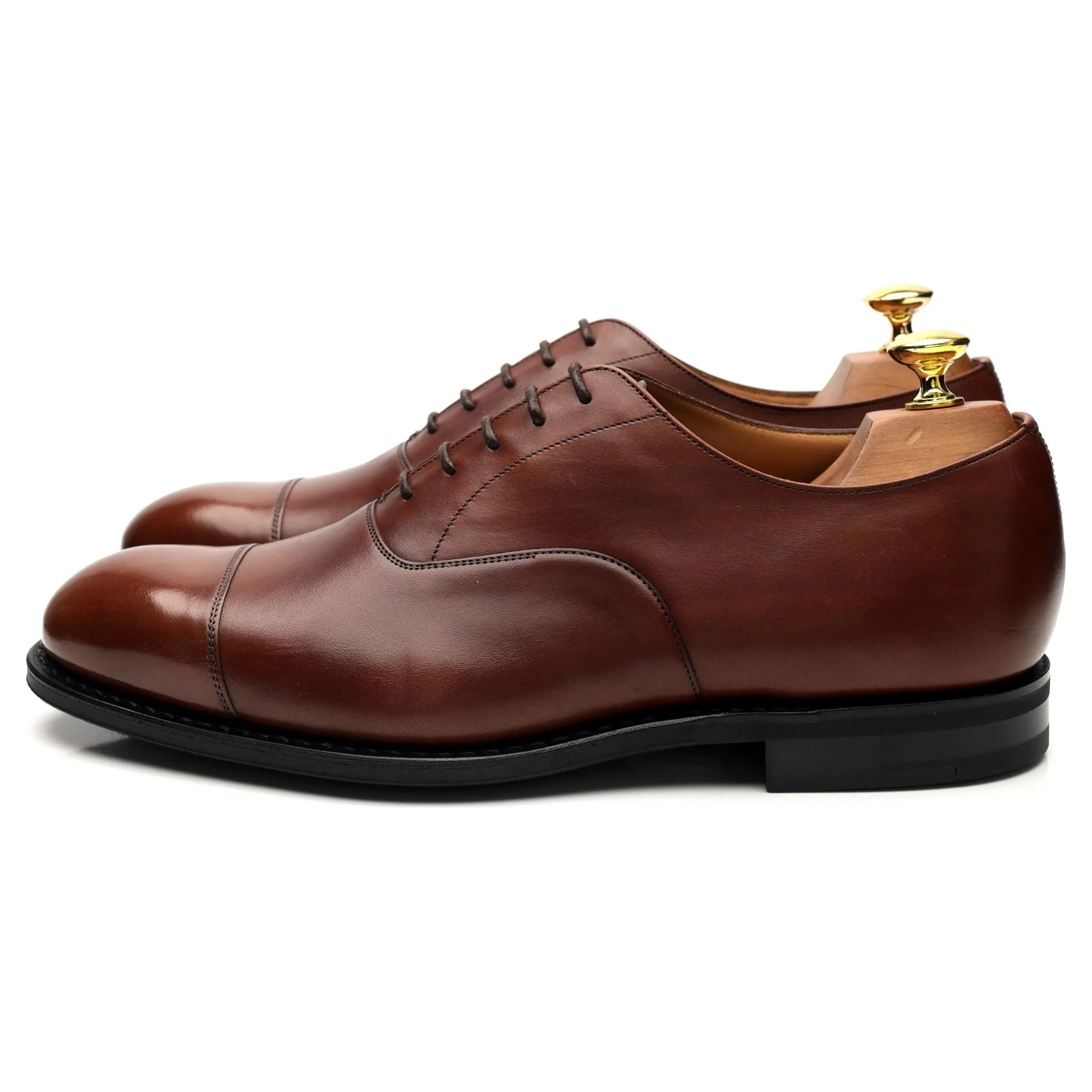 'Consul' Brown Leather Oxford UK 8.5 G
