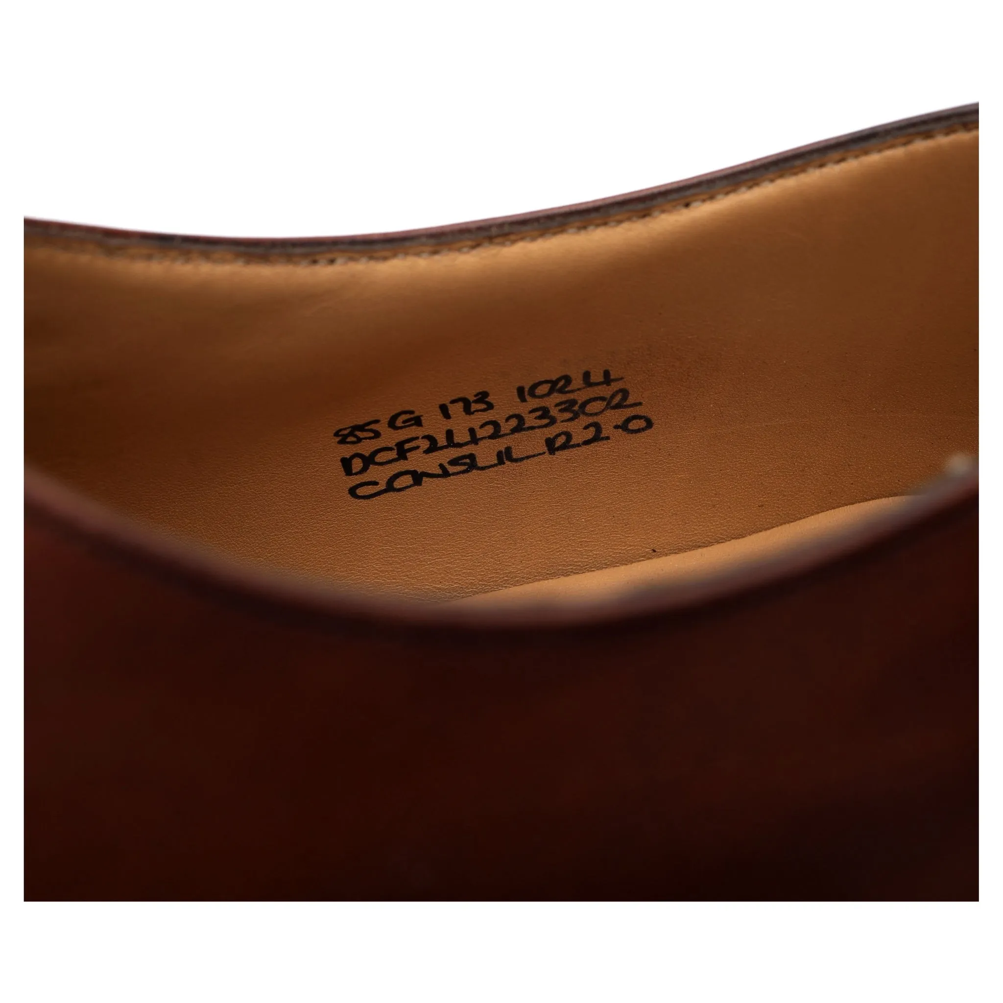 'Consul' Brown Leather Oxford UK 8.5 G