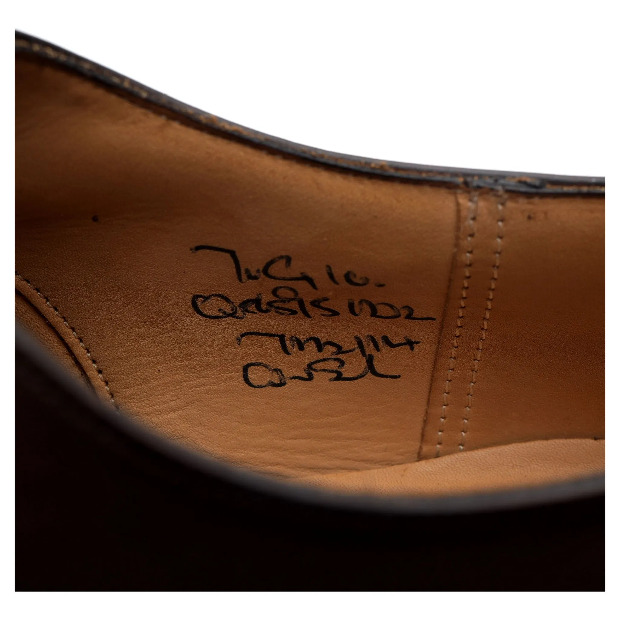 'Consul' Dark Brown Leather Oxford UK 7 G