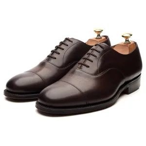 'Consul' Dark Brown Leather Oxford UK 7 G