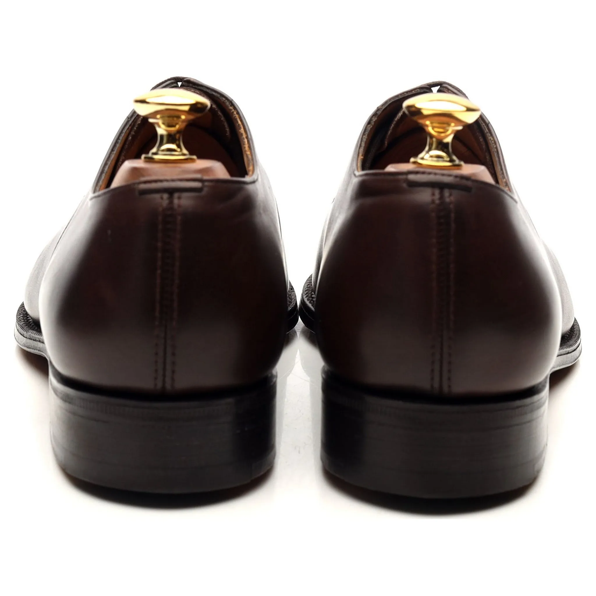 'Consul' Dark Brown Leather Oxford UK 7 G