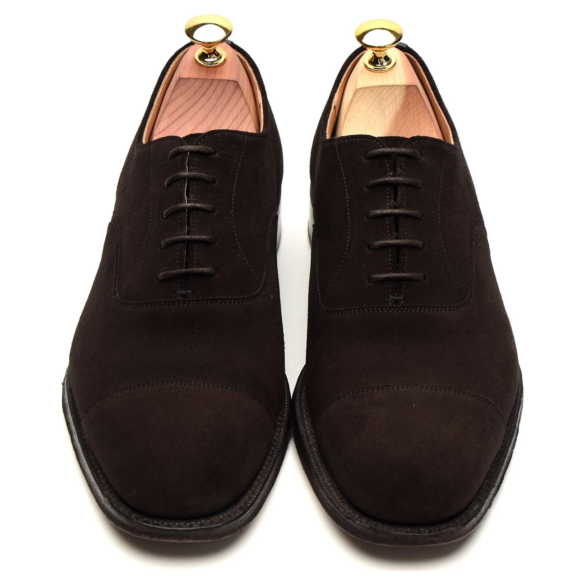 'Consul' Dark Brown Suede Oxford UK 7 F