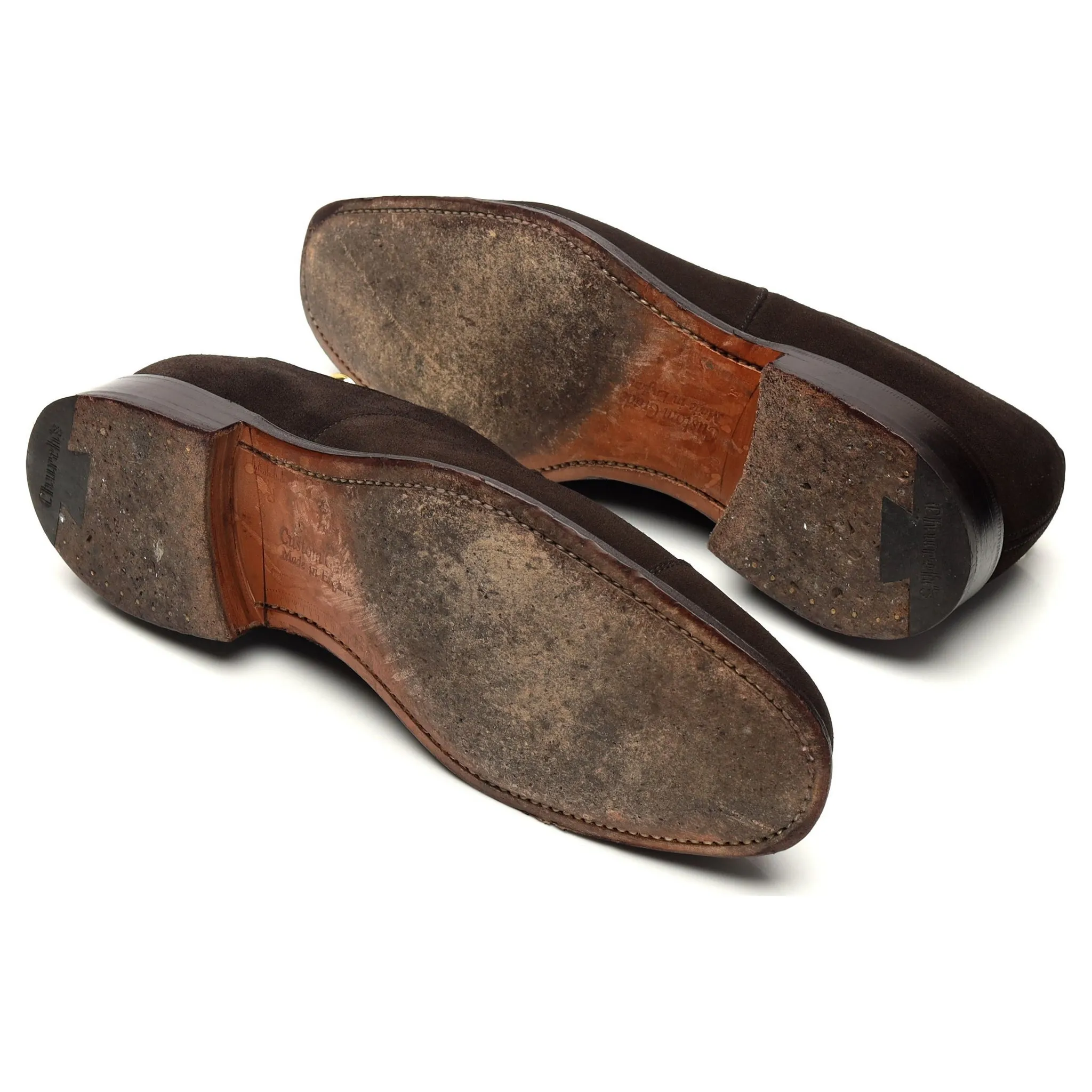 'Consul' Dark Brown Suede Oxford UK 7 F