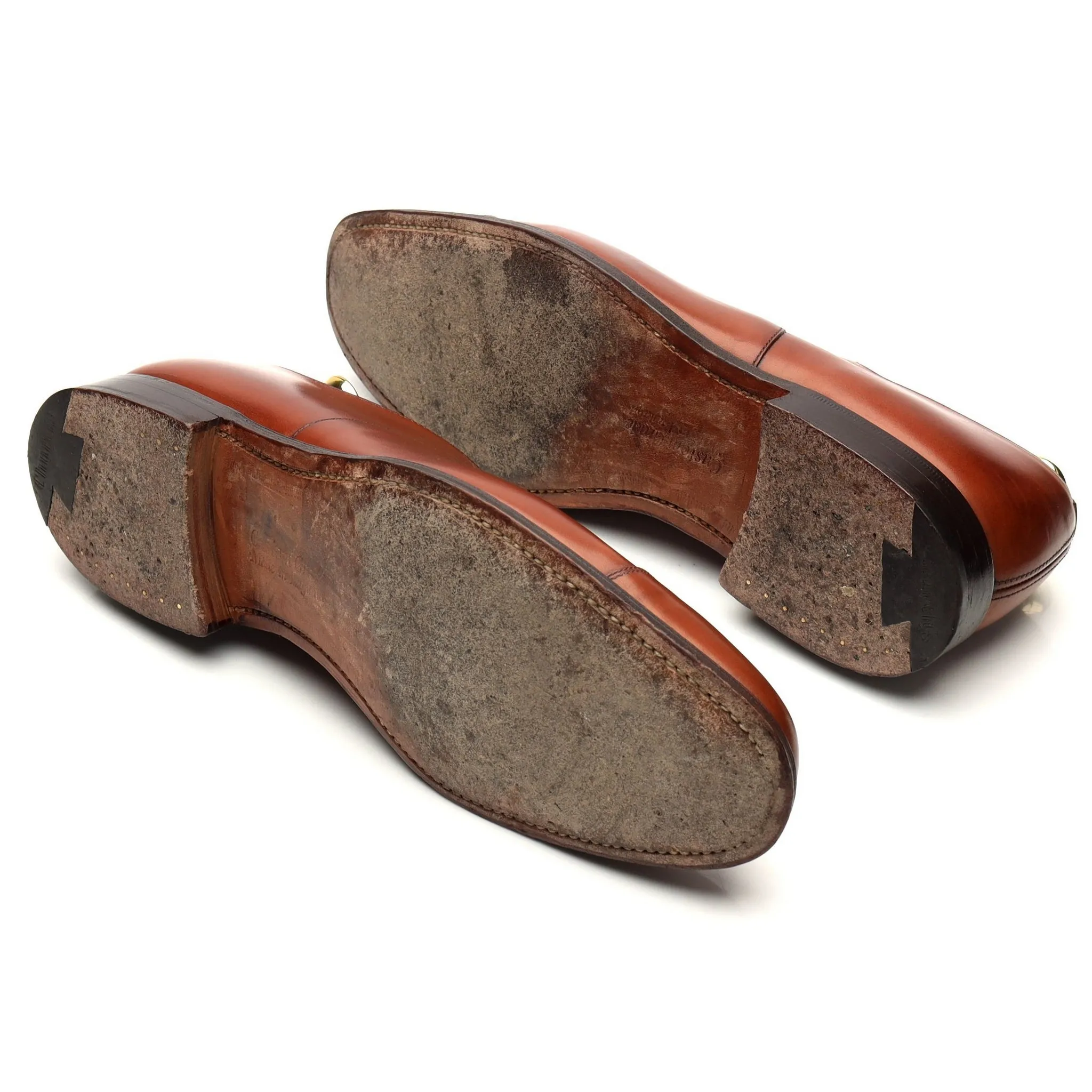 'Consul' Tan Brown Leather Oxford UK 7 F