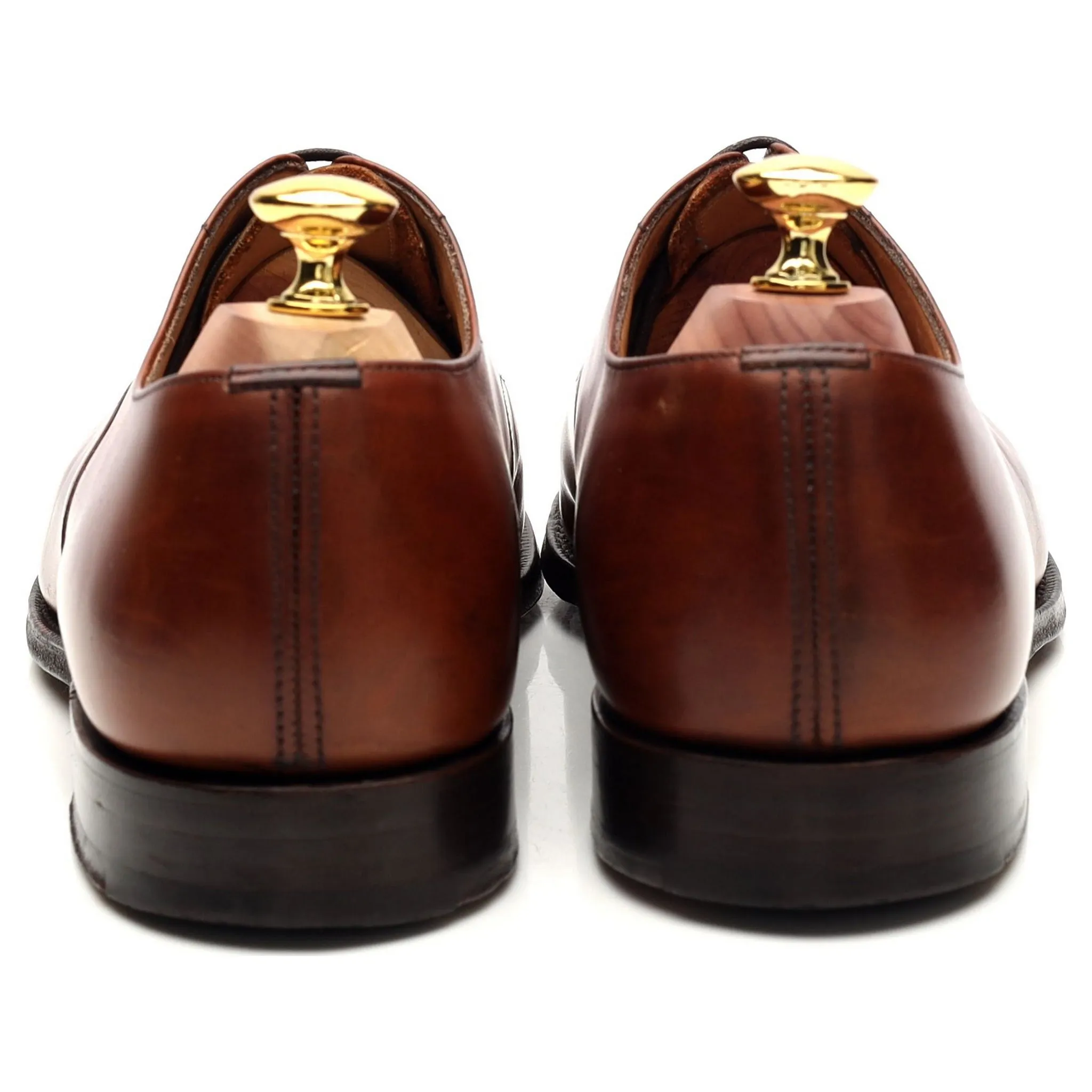 'Consul' Tan Brown Leather Oxford UK 7 F