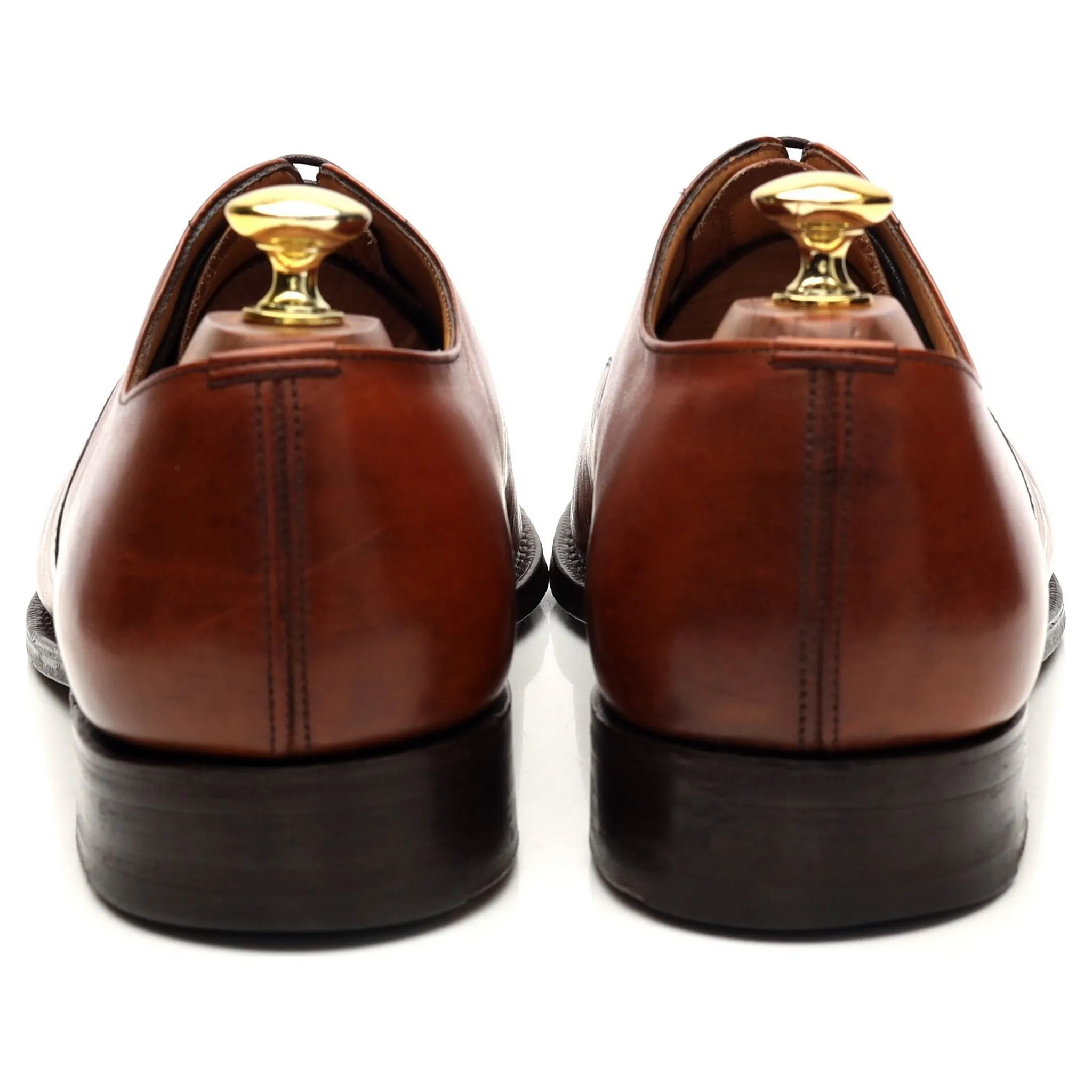 'Consul' Tan Brown Leather Oxford UK 8.5 F