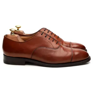 'Consul' Tan Brown Leather Oxford UK 8.5 F