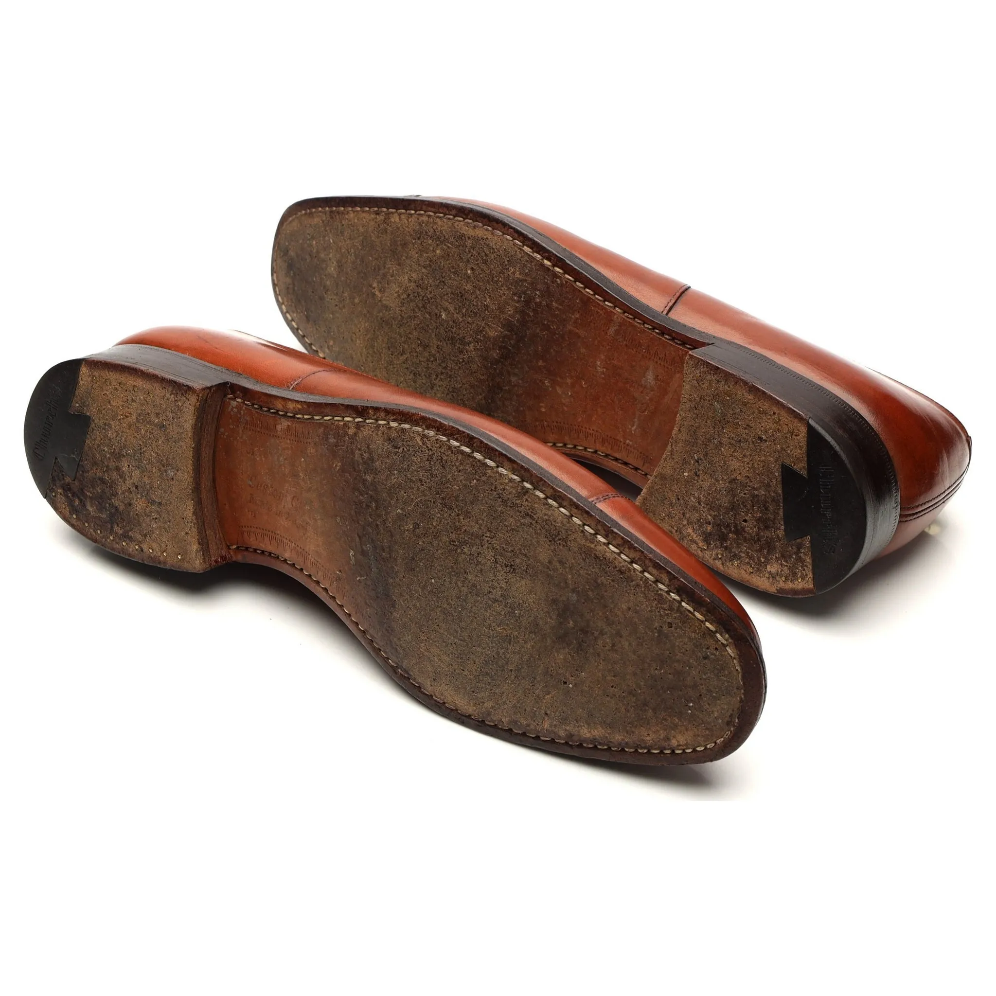 'Consul' Tan Brown Leather Oxford UK 8.5 F