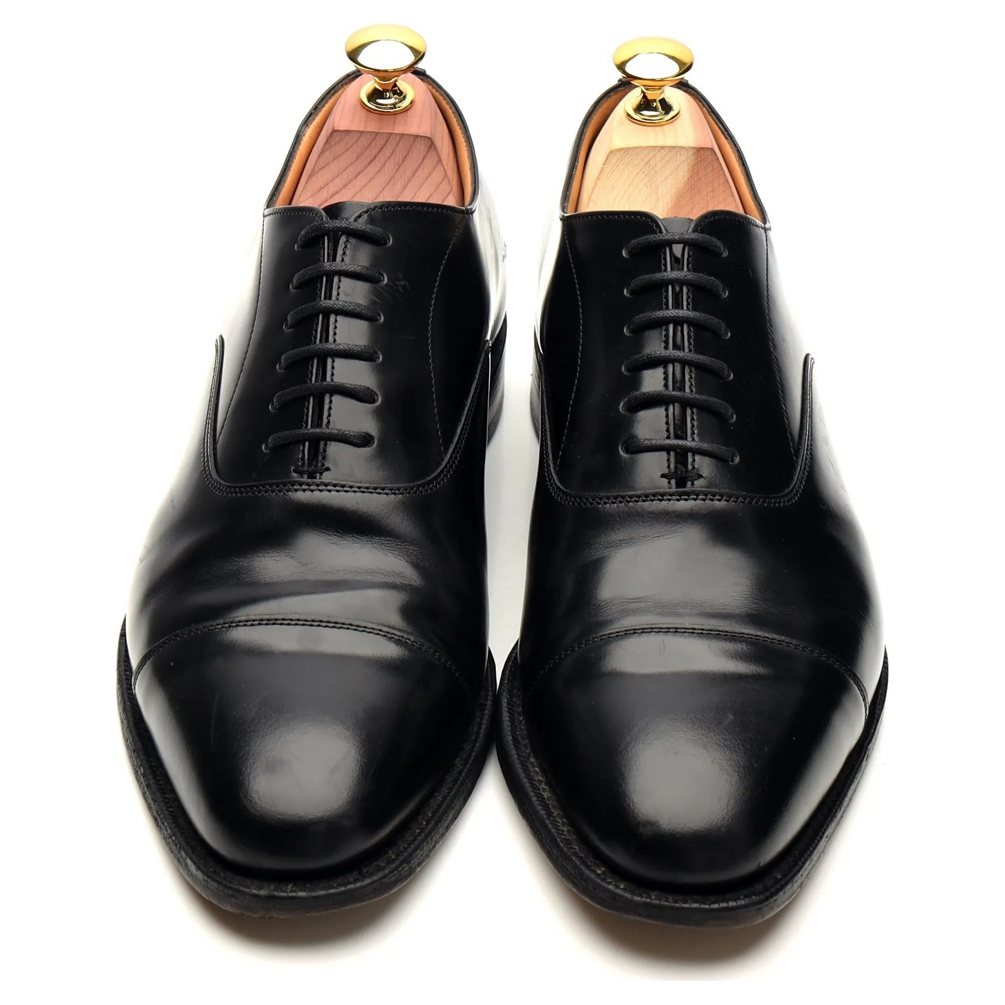 'Coppice' Black Leather Oxford UK 7 F