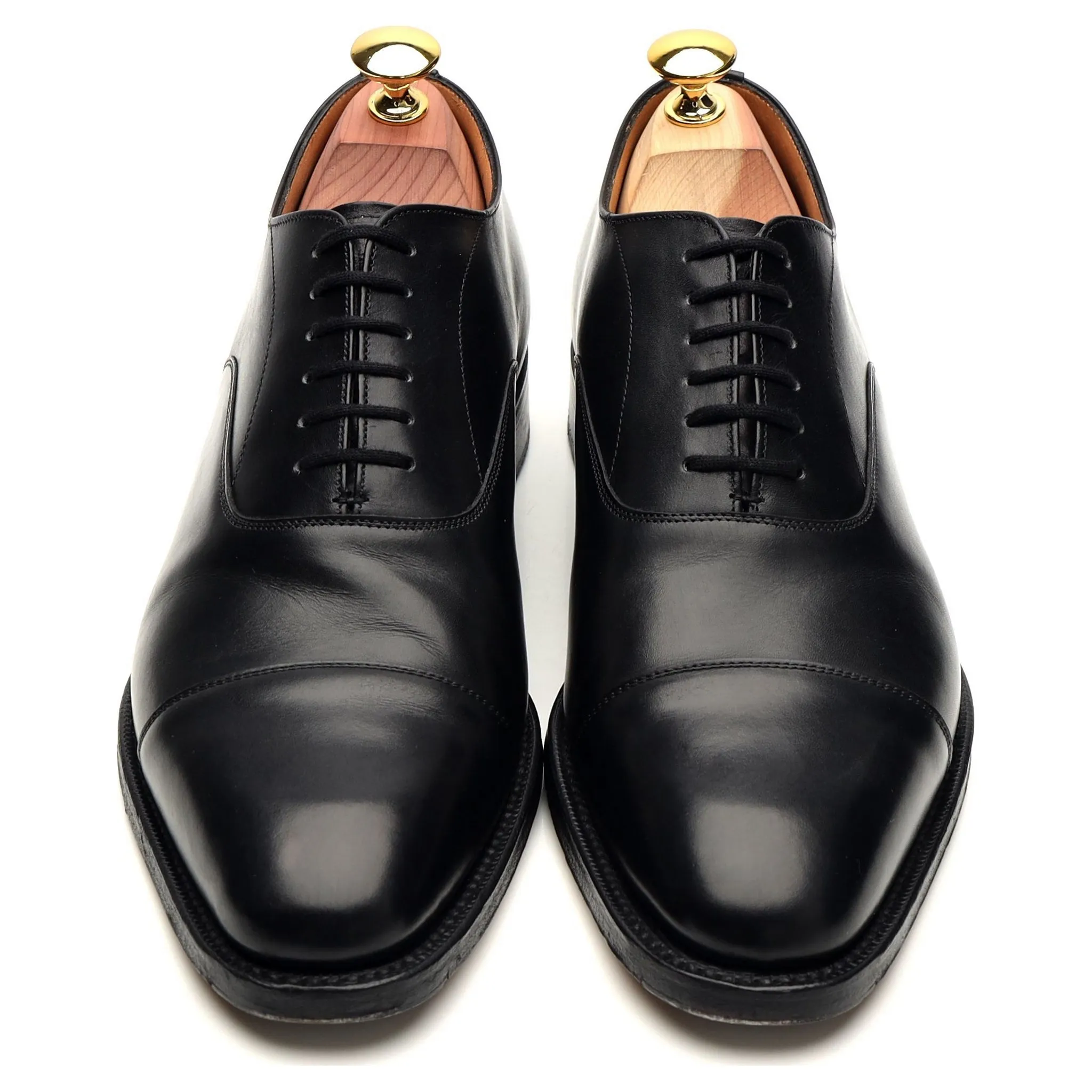 'Coppice' Black Leather Oxford UK 7 F