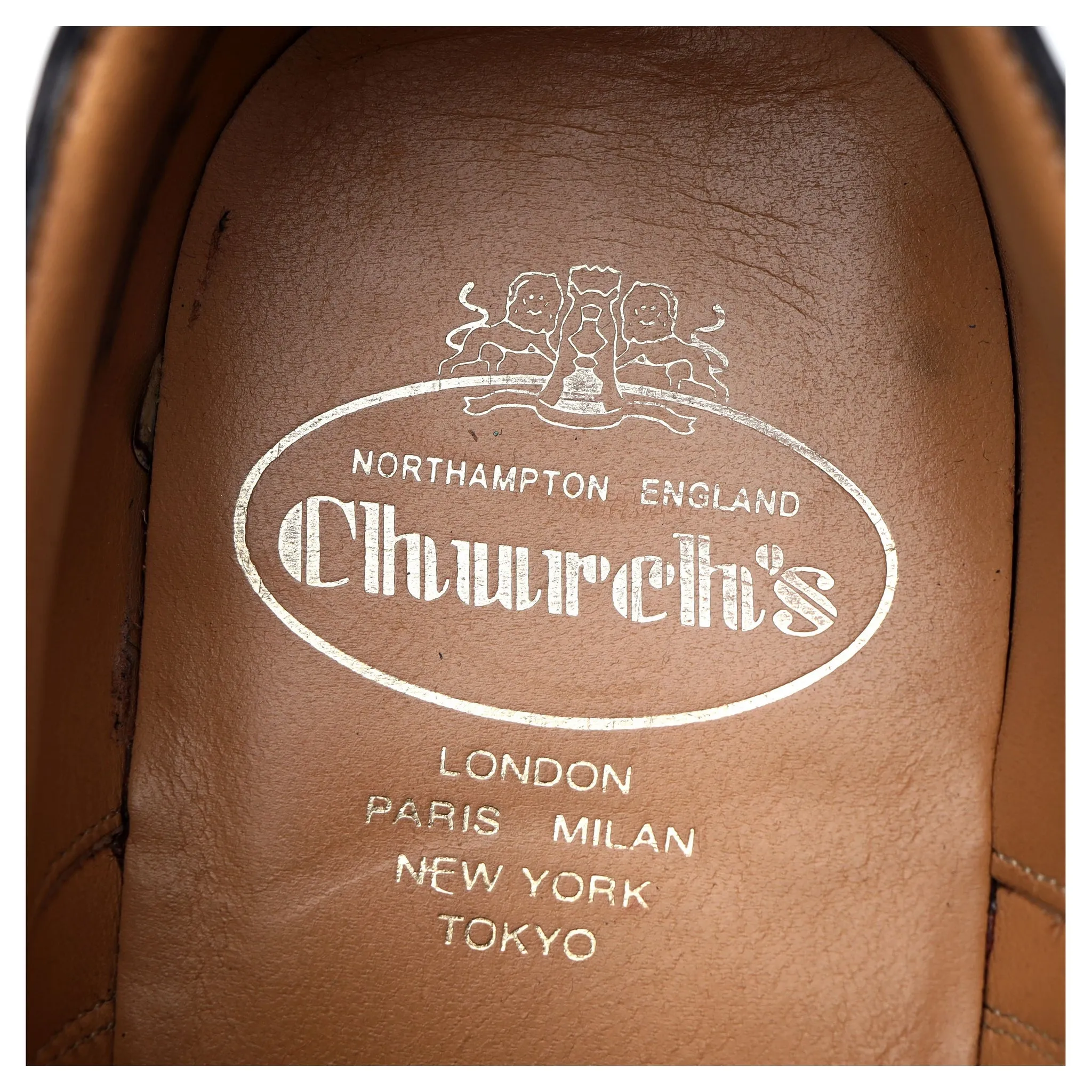 'Coppice' Black Leather Oxford UK 7 F