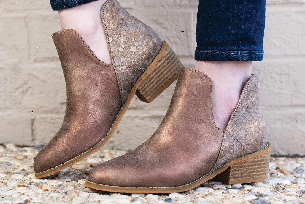 Corkys Shoes - Wayland Bronze Stars  SALE 40% OFF  NOW $42.95