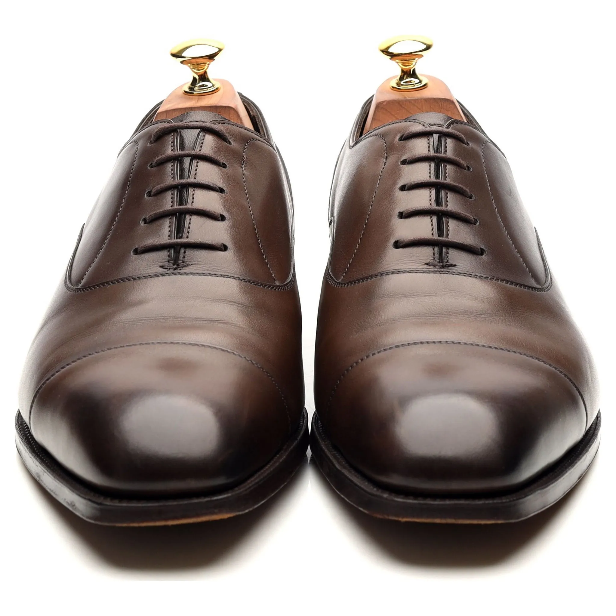 Dark Brown Leather Oxford UK 10 E