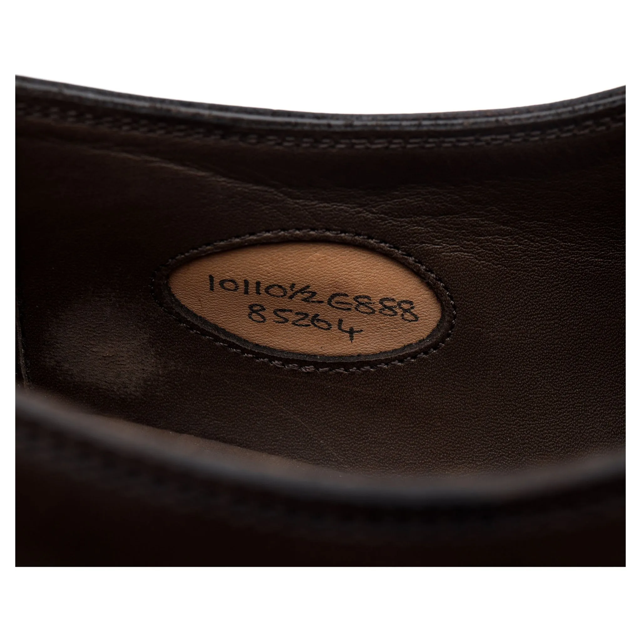 Dark Brown Leather Oxford UK 10 E