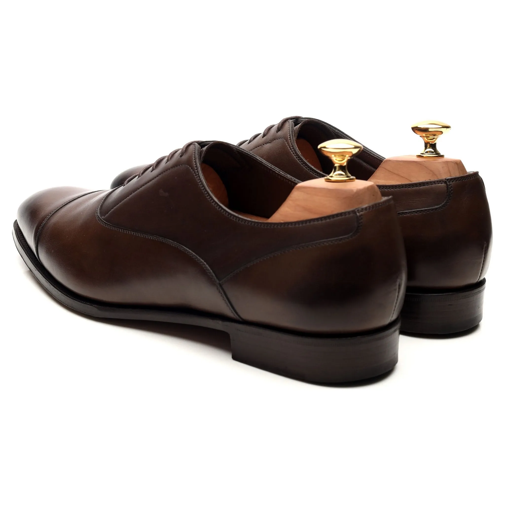 Dark Brown Leather Oxford UK 10 E