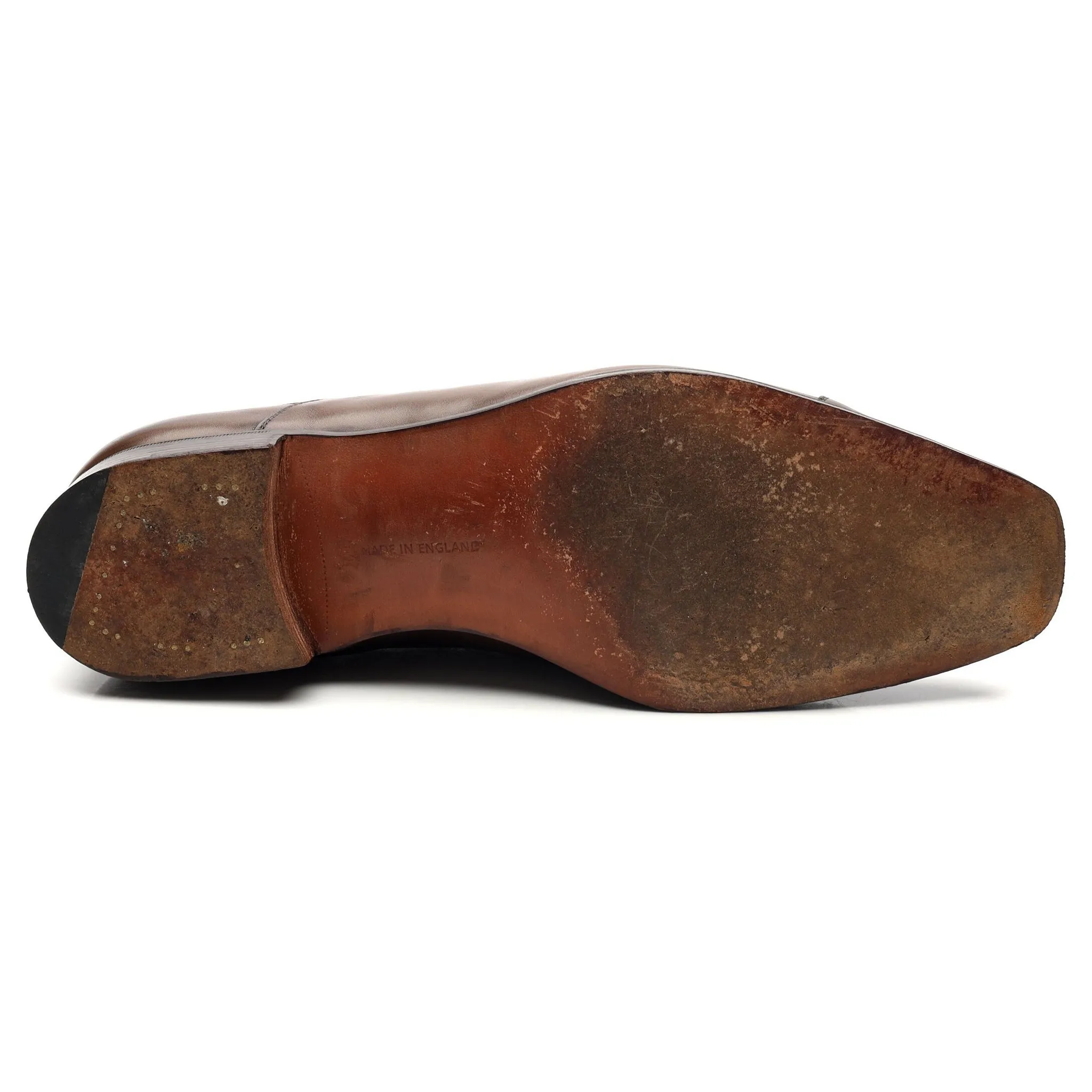 Dark Brown Leather Oxford UK 10 E