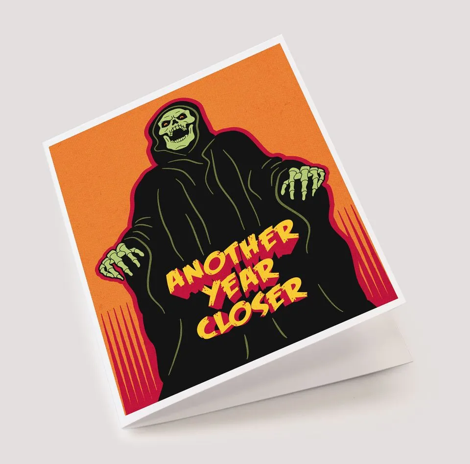 Death Birthday Card