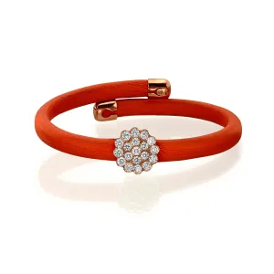 Diamond Sun Leather Bangle