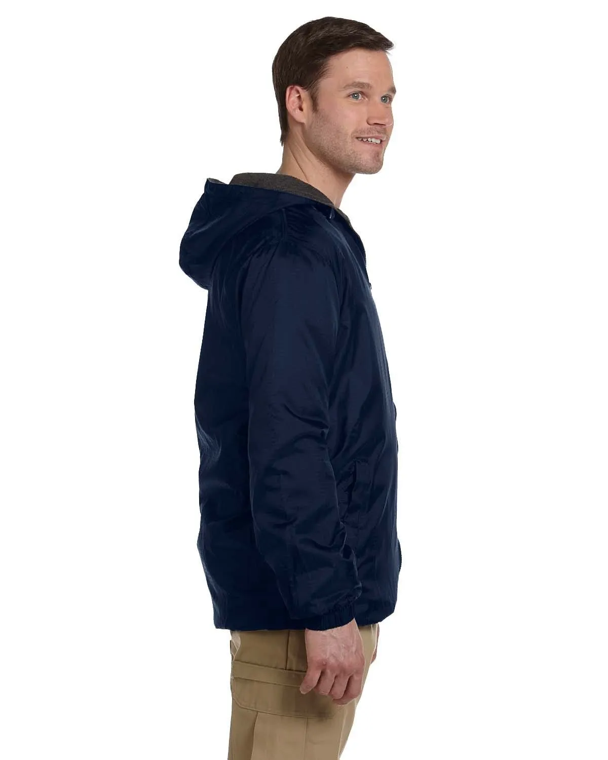Dickies Fleece-Lined Hooded Nylon Jacket