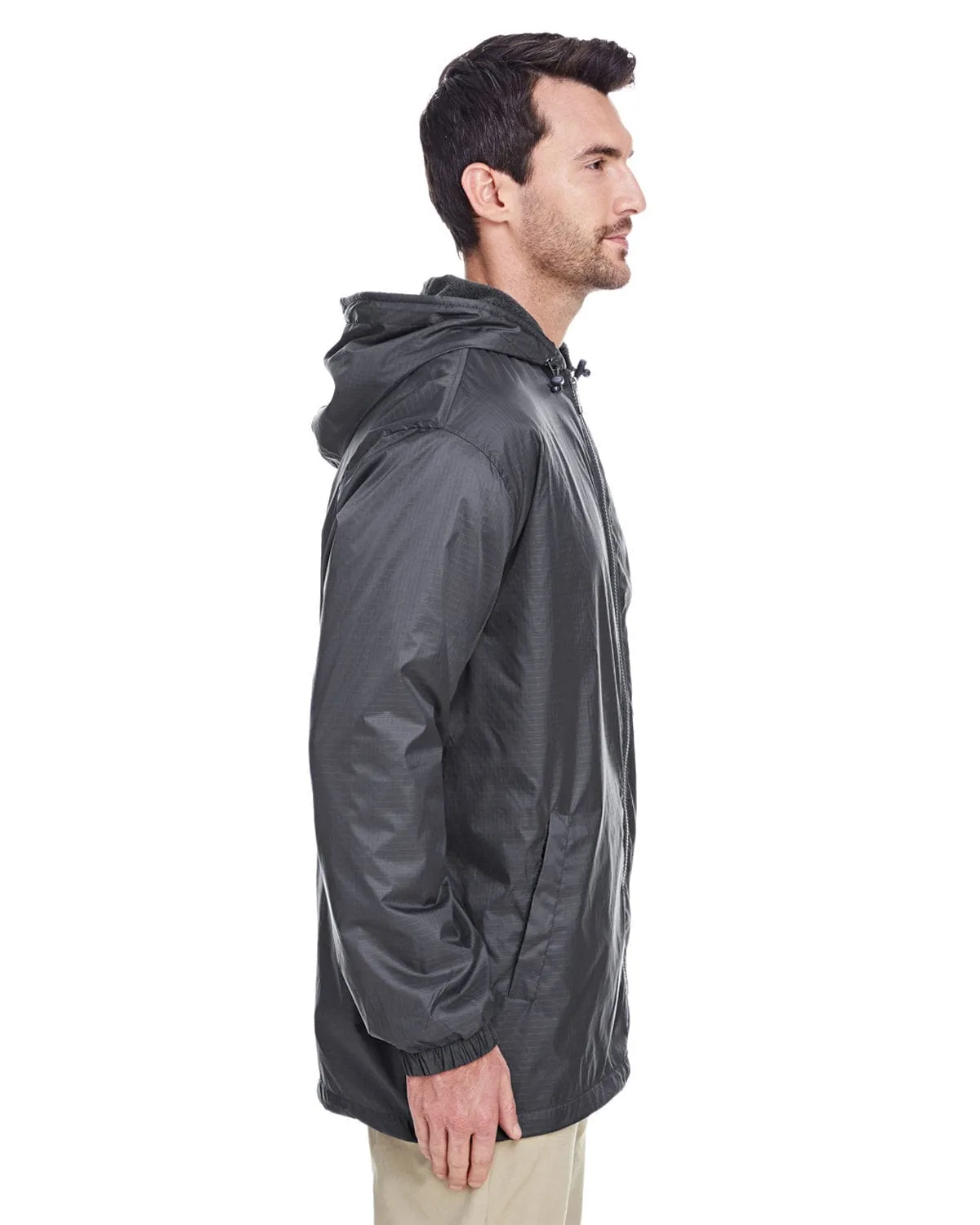 Dickies Fleece-Lined Hooded Nylon Jacket