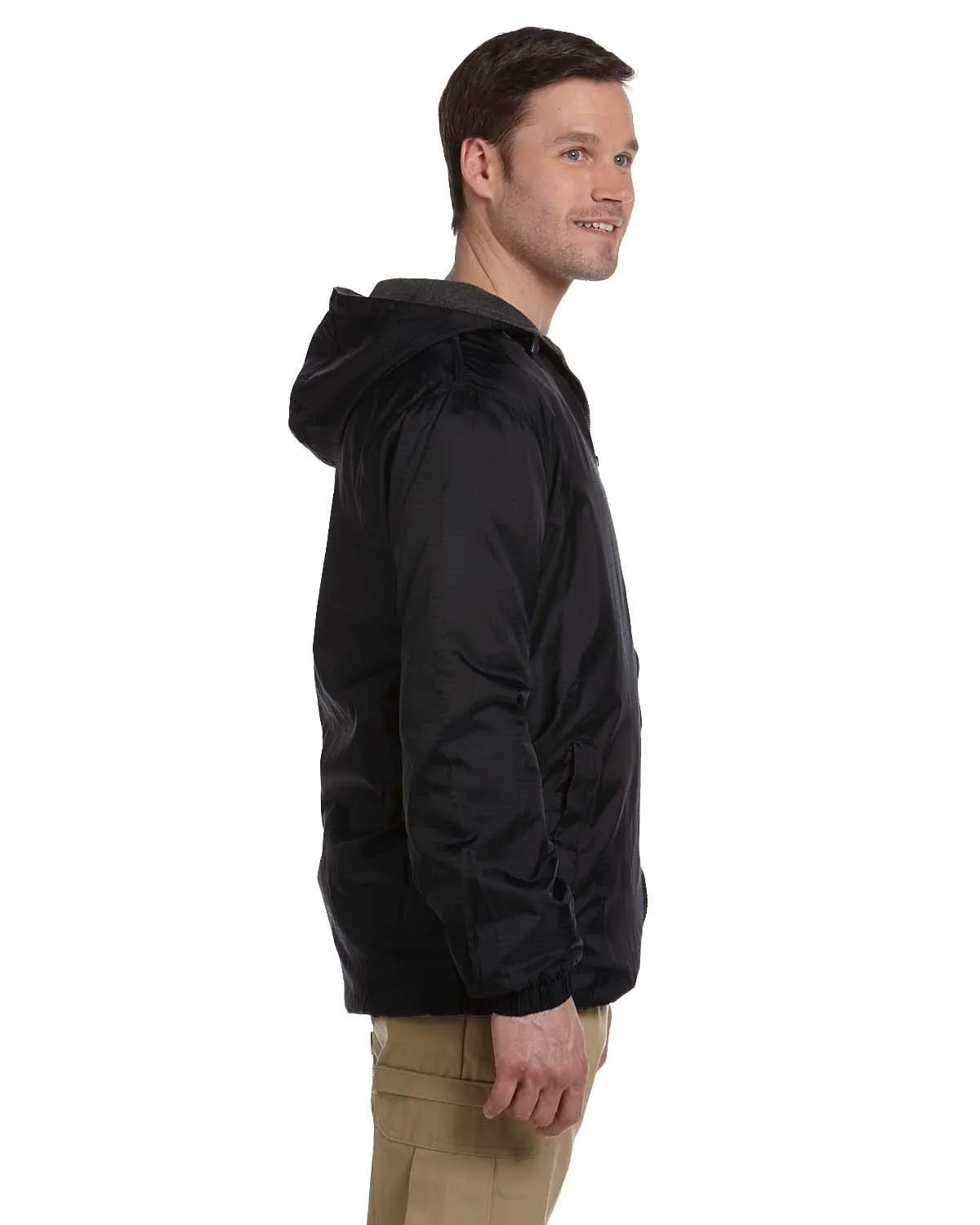 Dickies Fleece-Lined Hooded Nylon Jacket