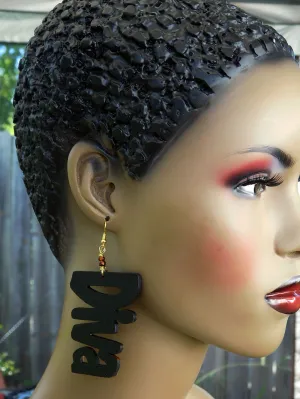 Diva Earrings Black Jewelry Ethnic Black Owned Business Gifts