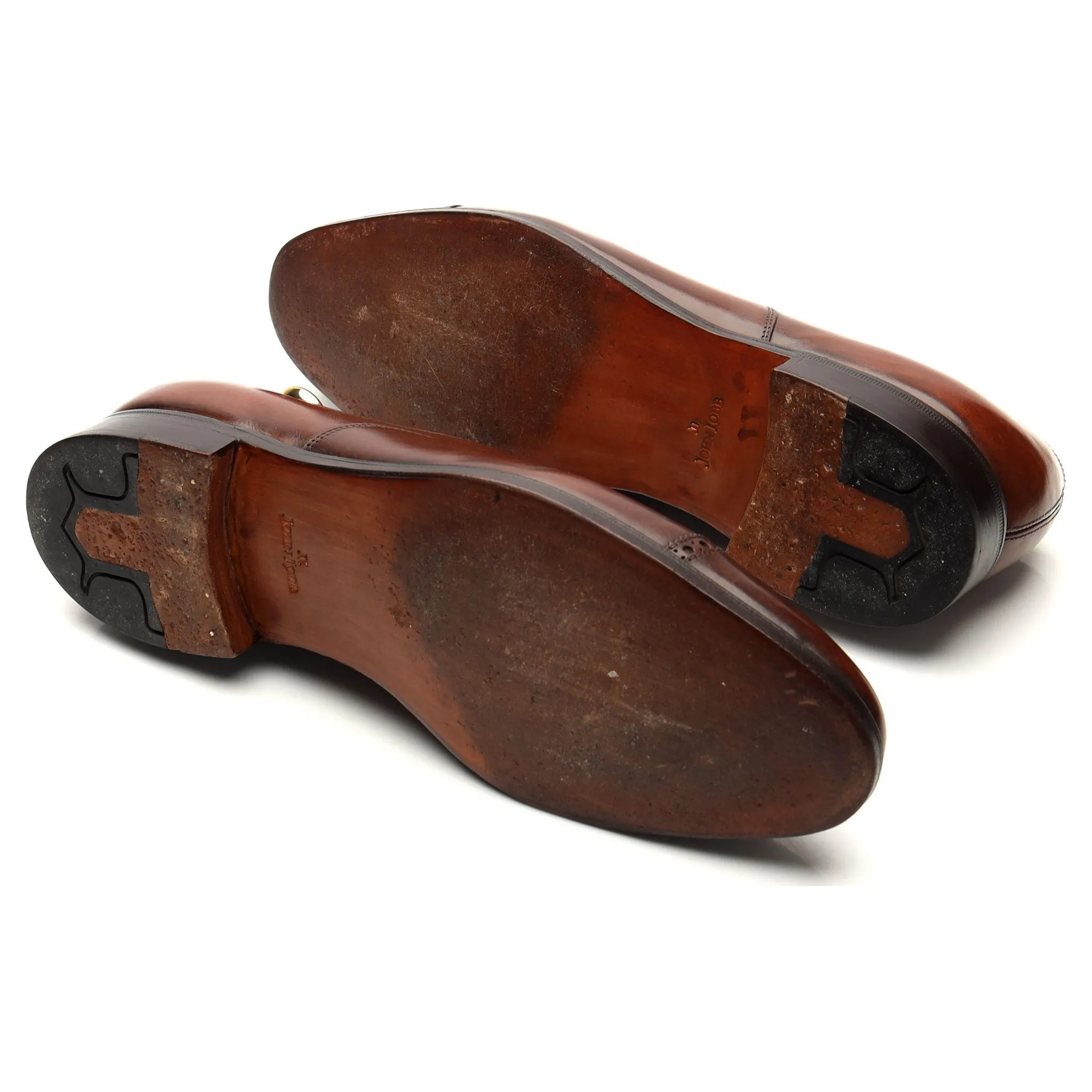 'Domingo' Brown Leather Oxford UK 8.5 E