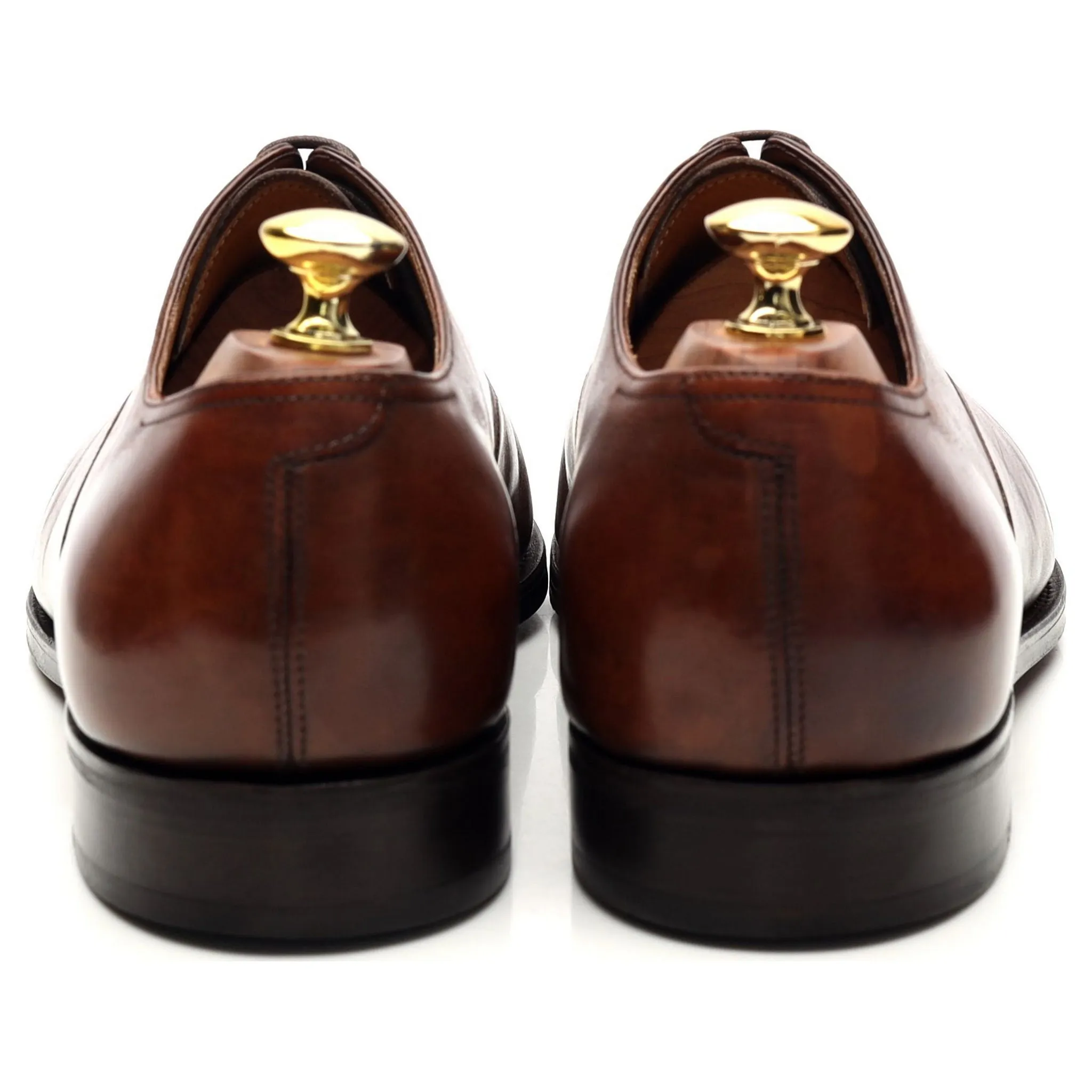 'Domingo' Brown Leather Oxford UK 8.5 E