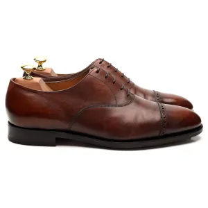 'Domingo' Brown Leather Oxford UK 8.5 E