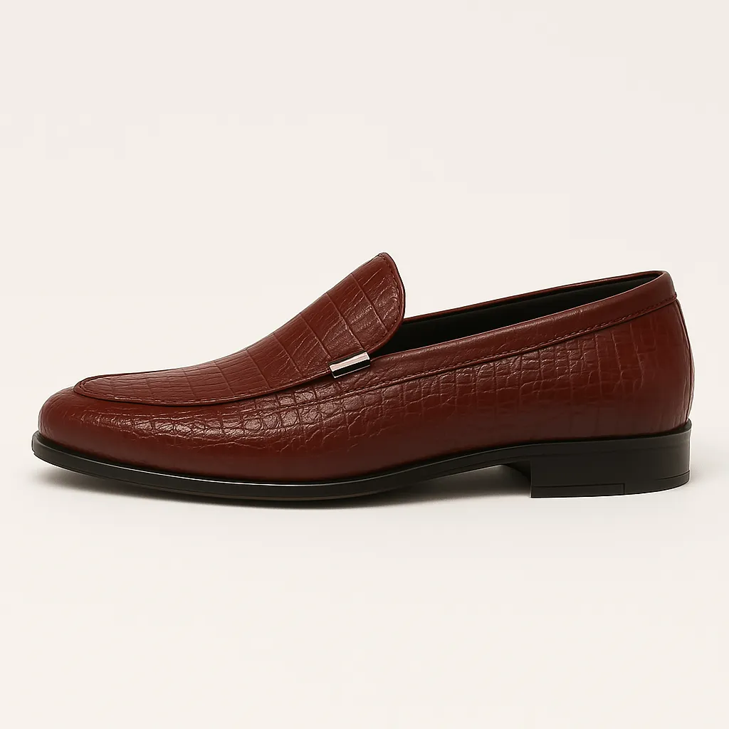 Domoir | Luxe Croc Loafers