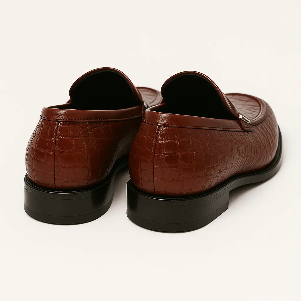 Domoir | Luxe Croc Loafers