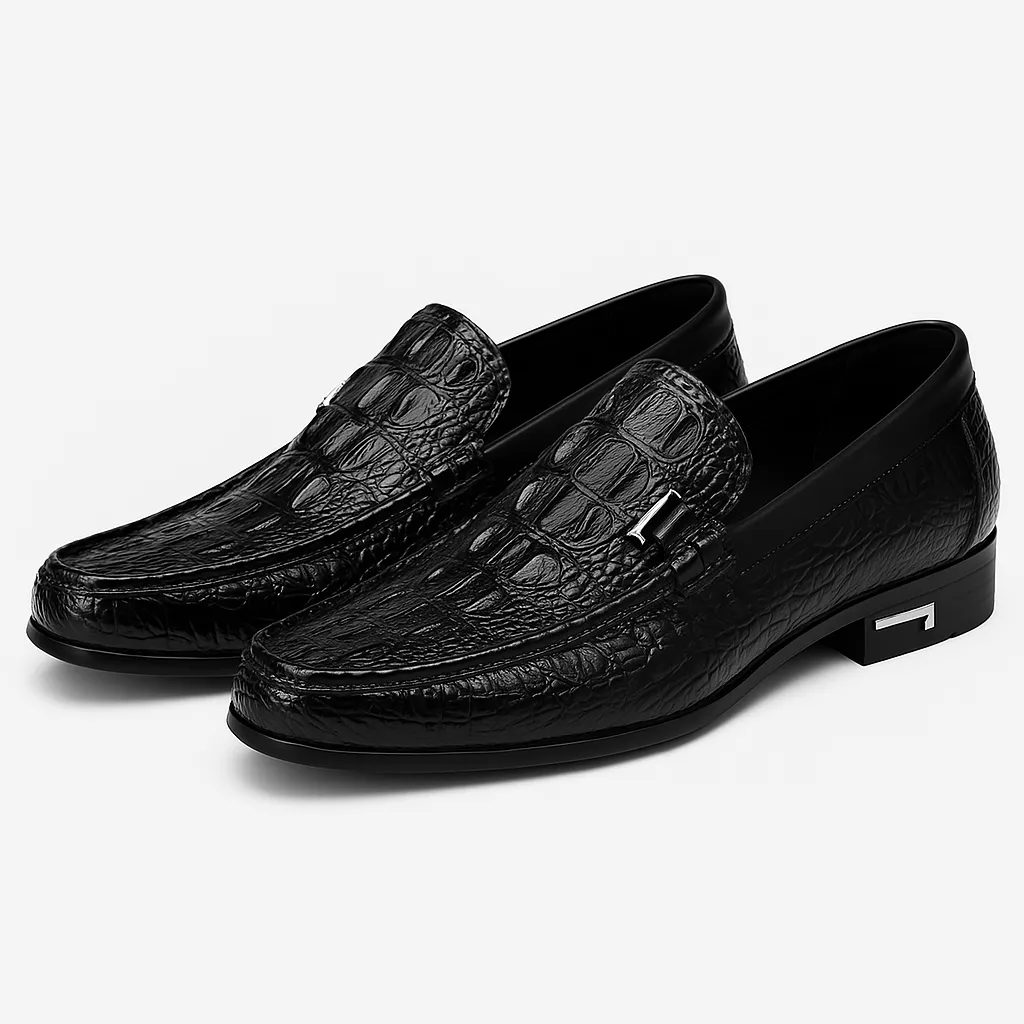 Domoir | Luxe Croc Loafers