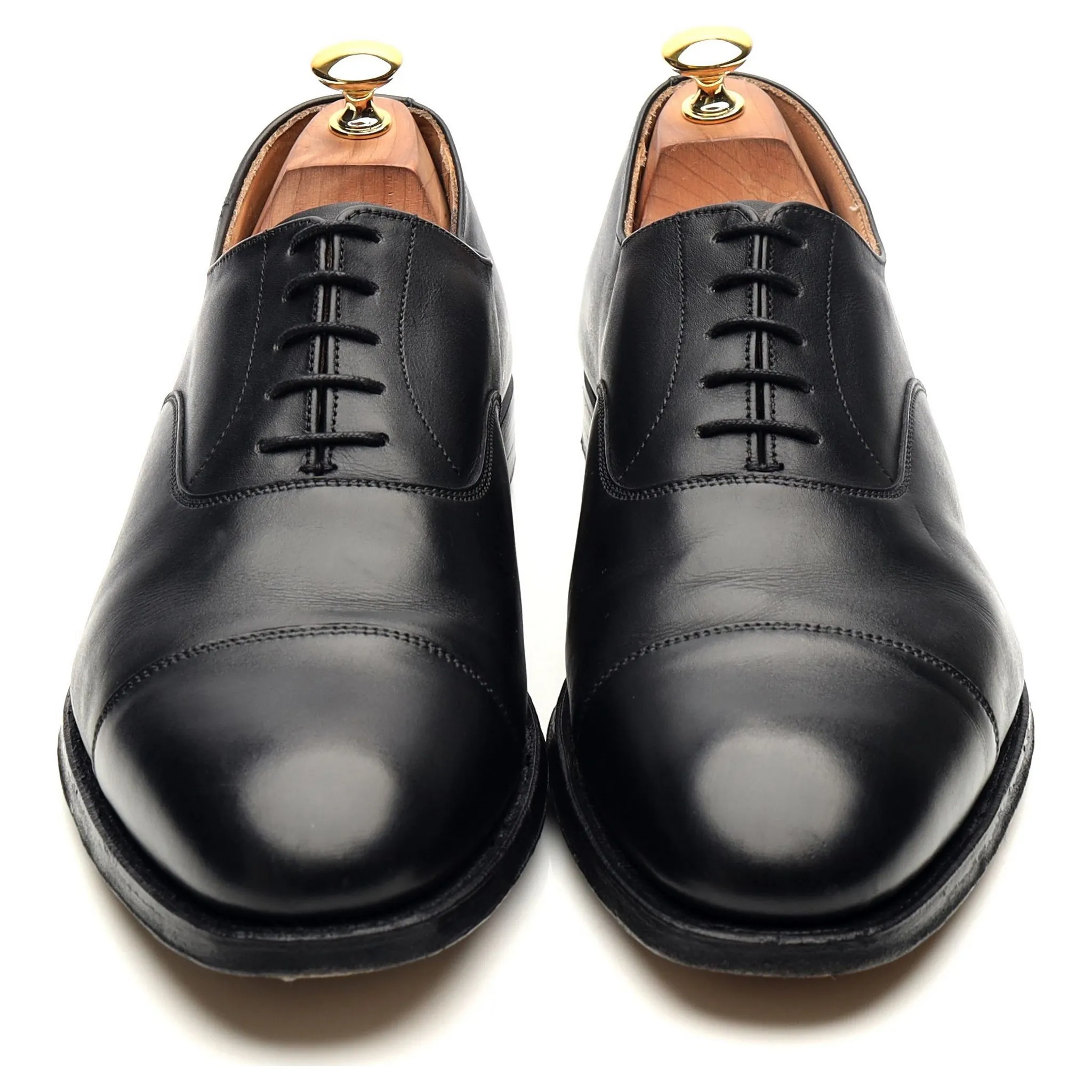 'Dorset 2' Black Leather Oxford UK 10 E