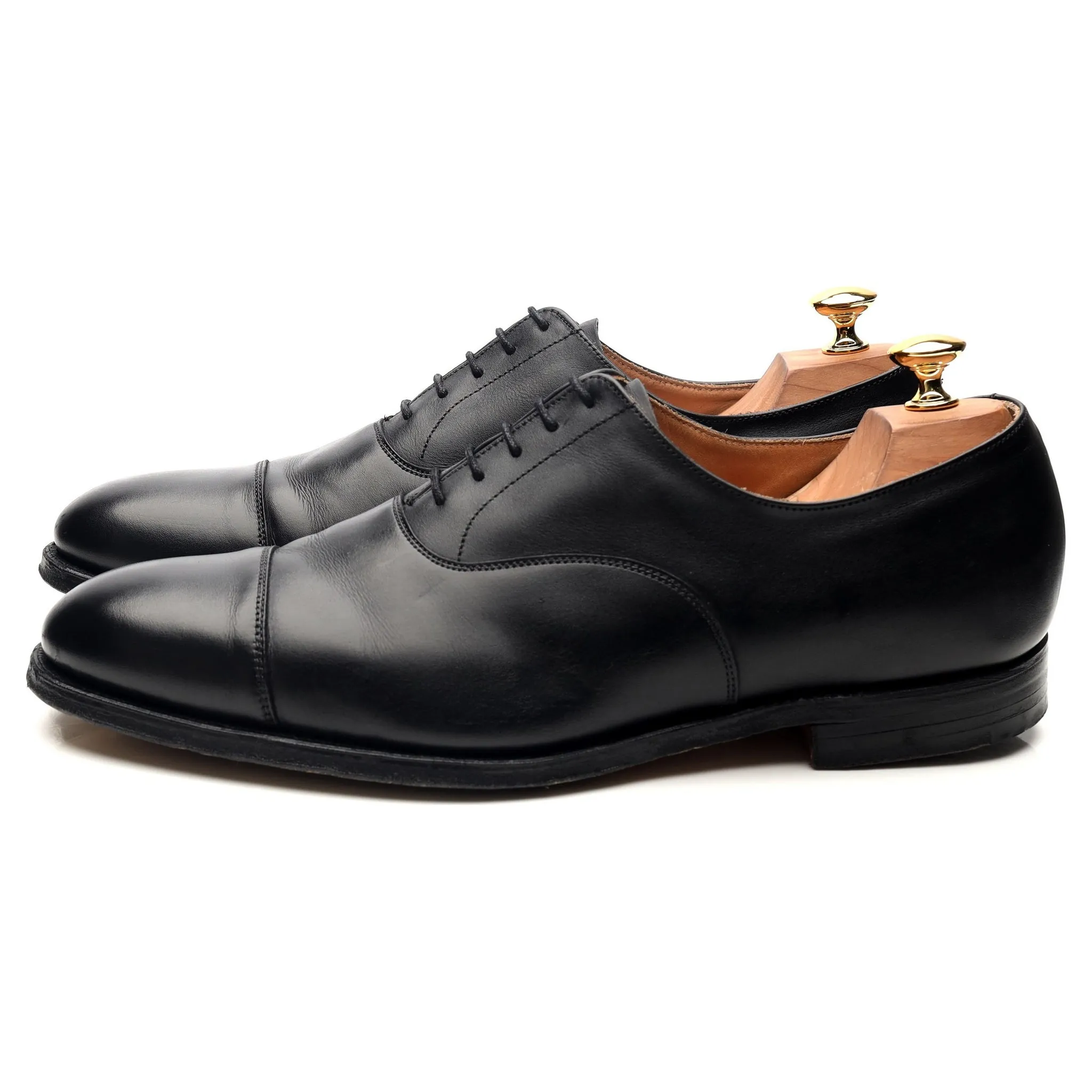 'Dorset 2' Black Leather Oxford UK 10 E