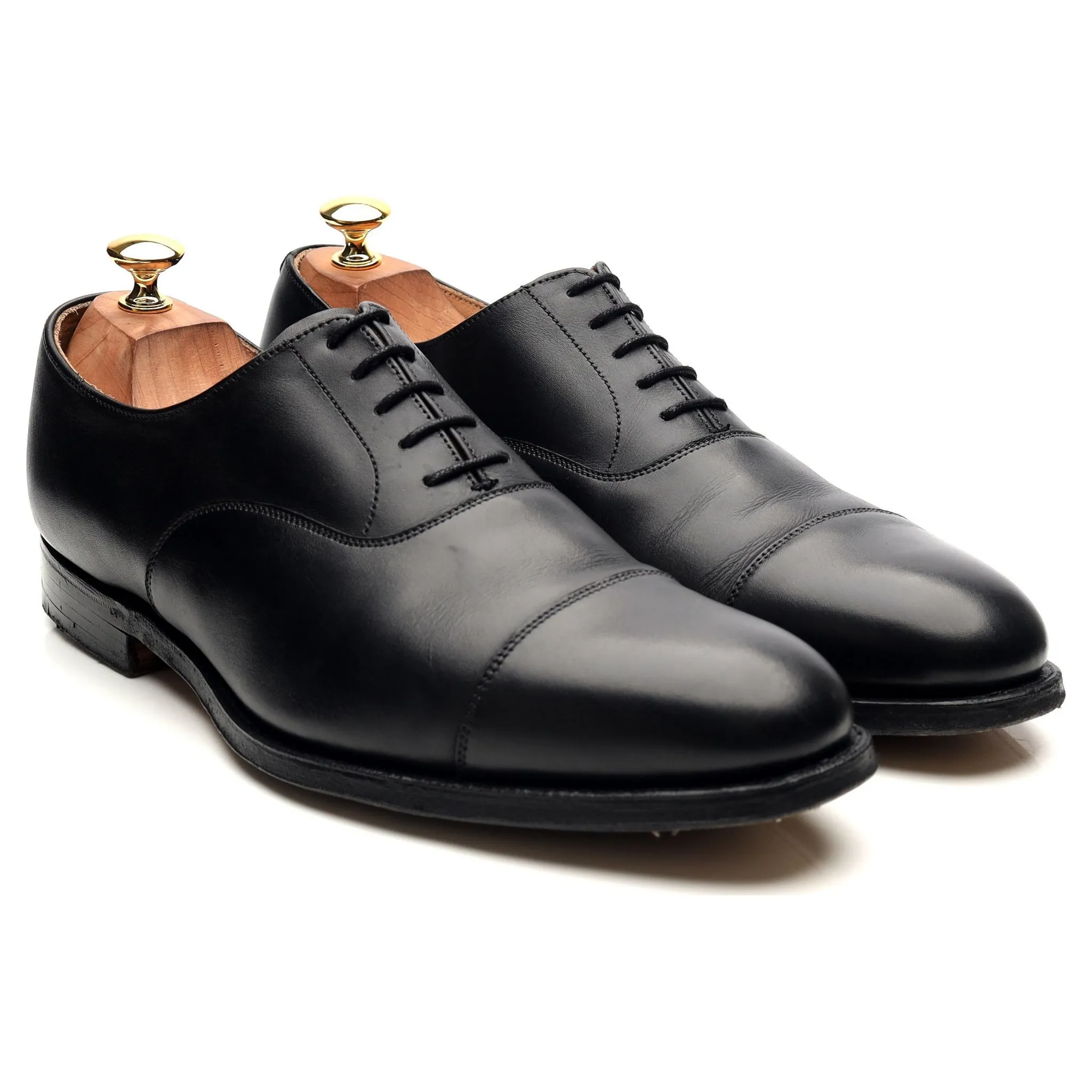 'Dorset 2' Black Leather Oxford UK 10 E
