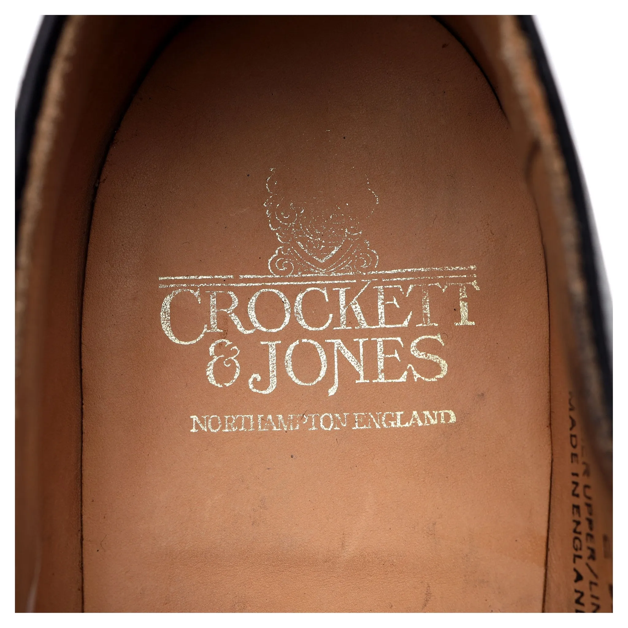 'Dorset 2' Black Leather Oxford UK 10 E