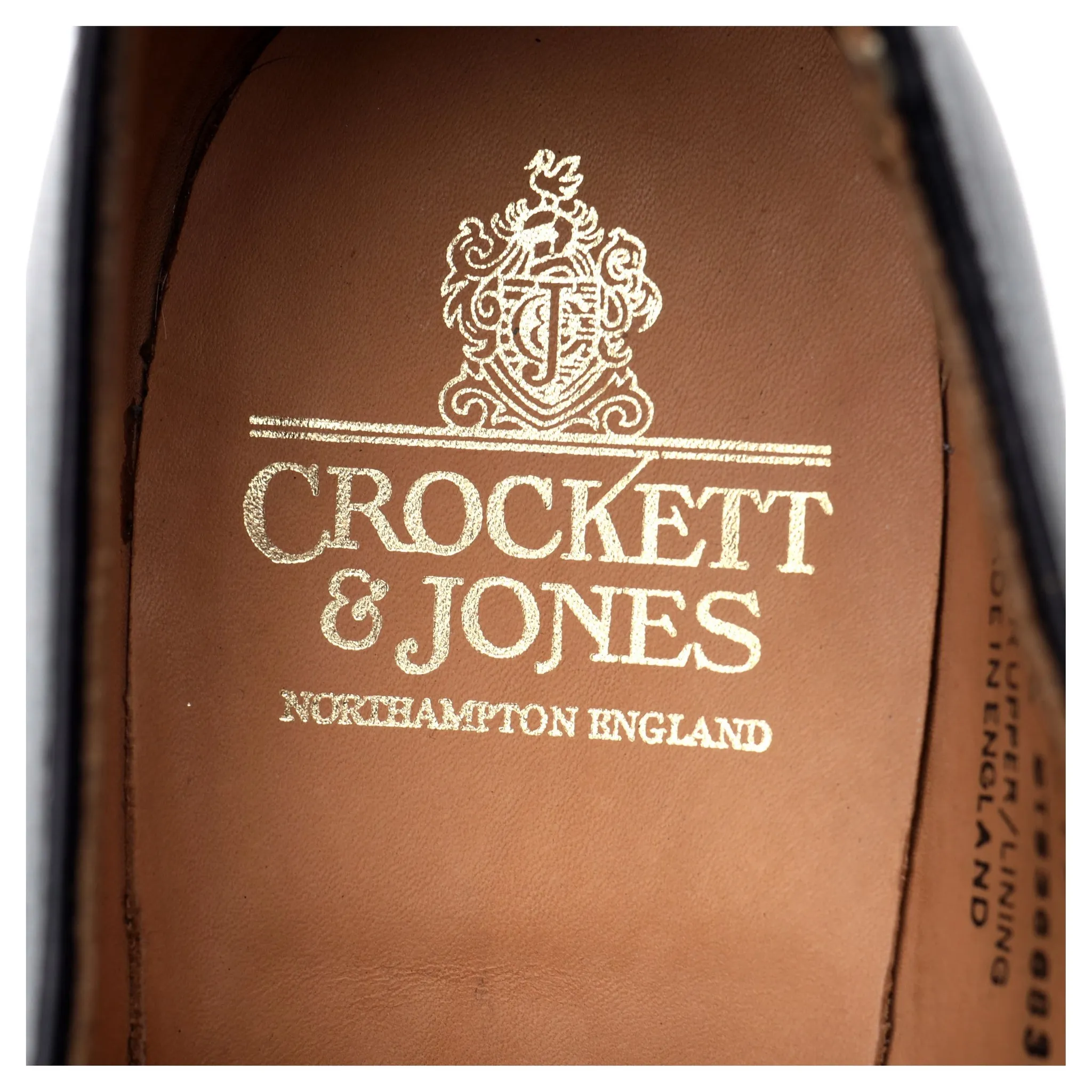 'Dorset 2' Black Leather Oxford UK 8 E