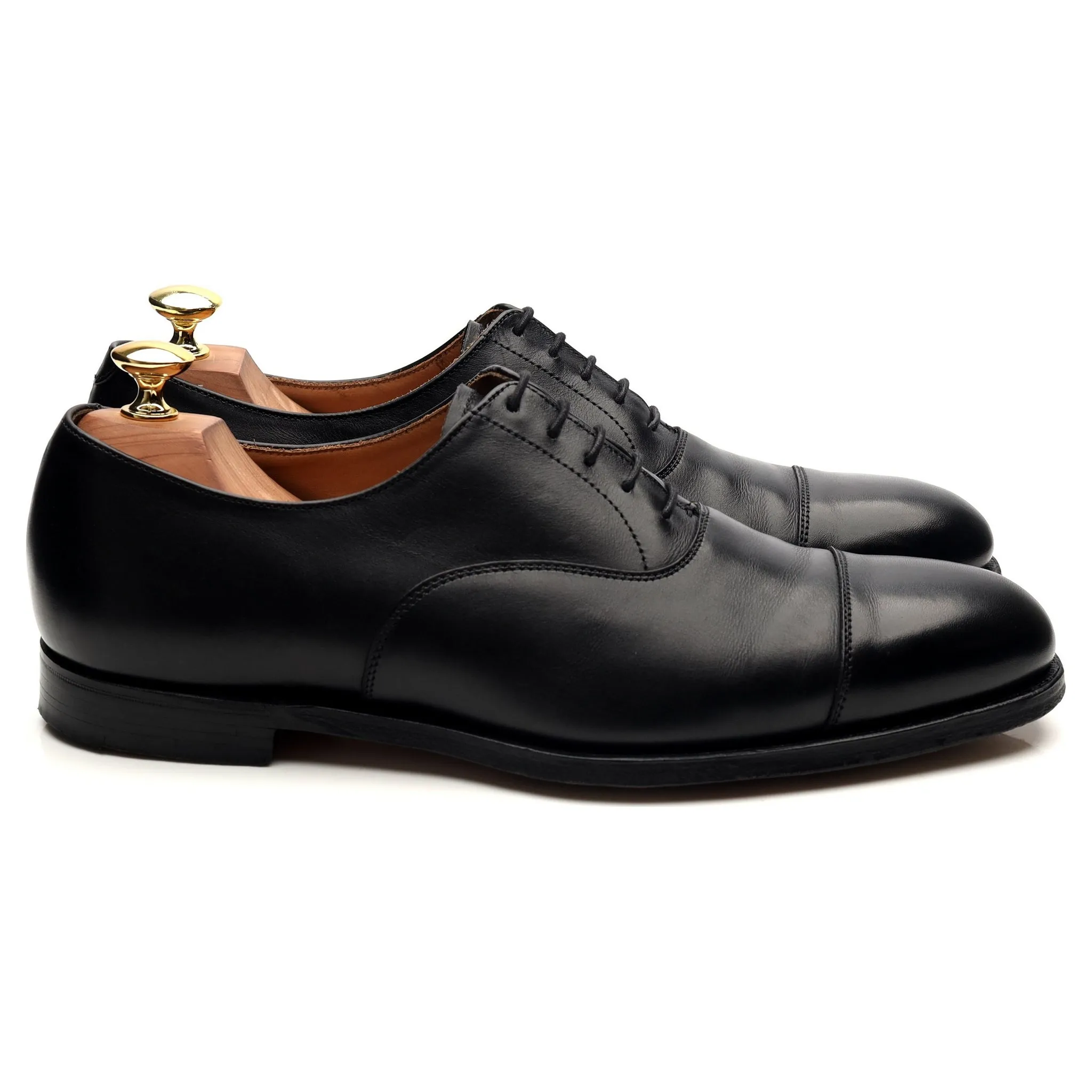 'Dorset 2' Black Leather Oxford UK 8 E