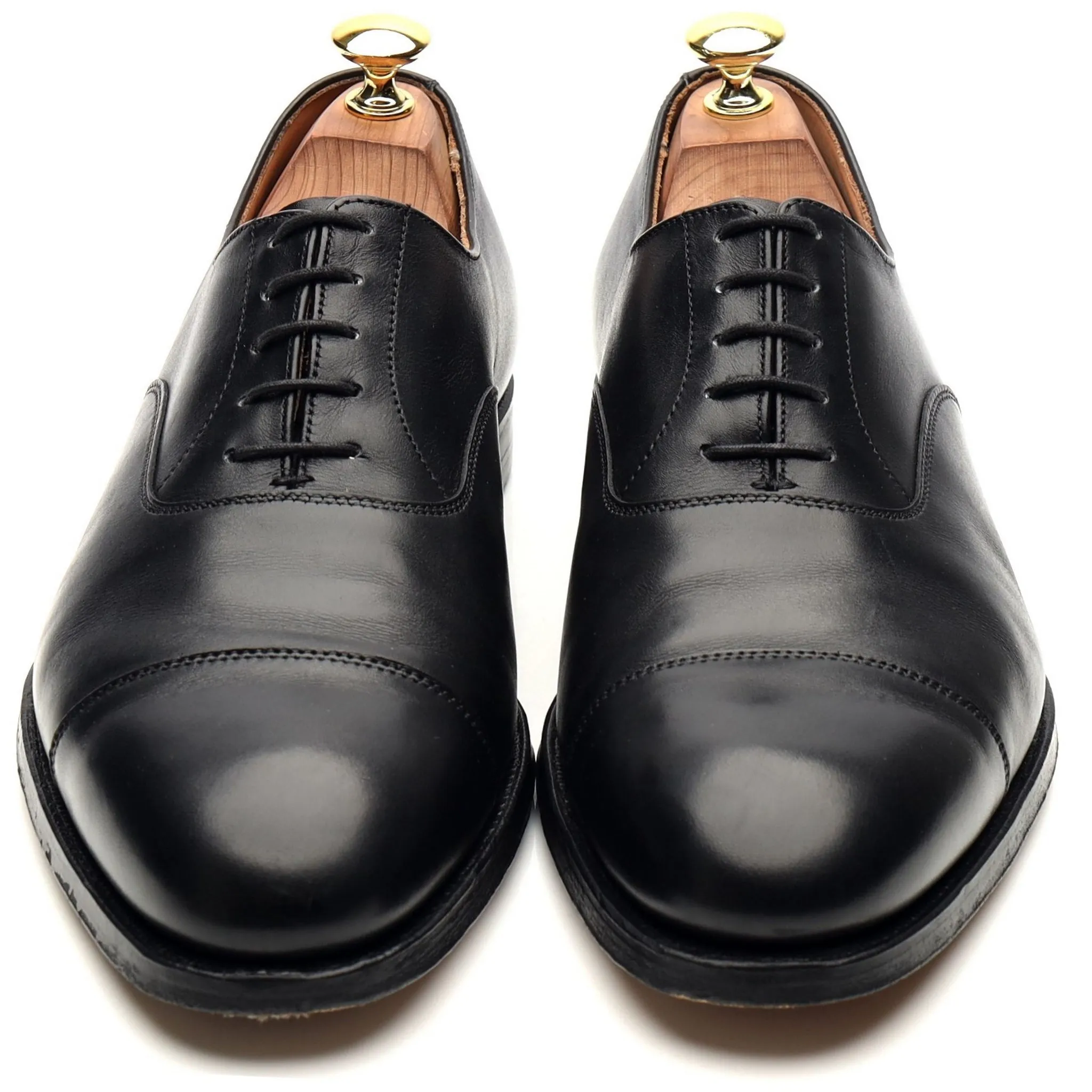 'Dorset 2' Black Leather Oxford UK 8 E