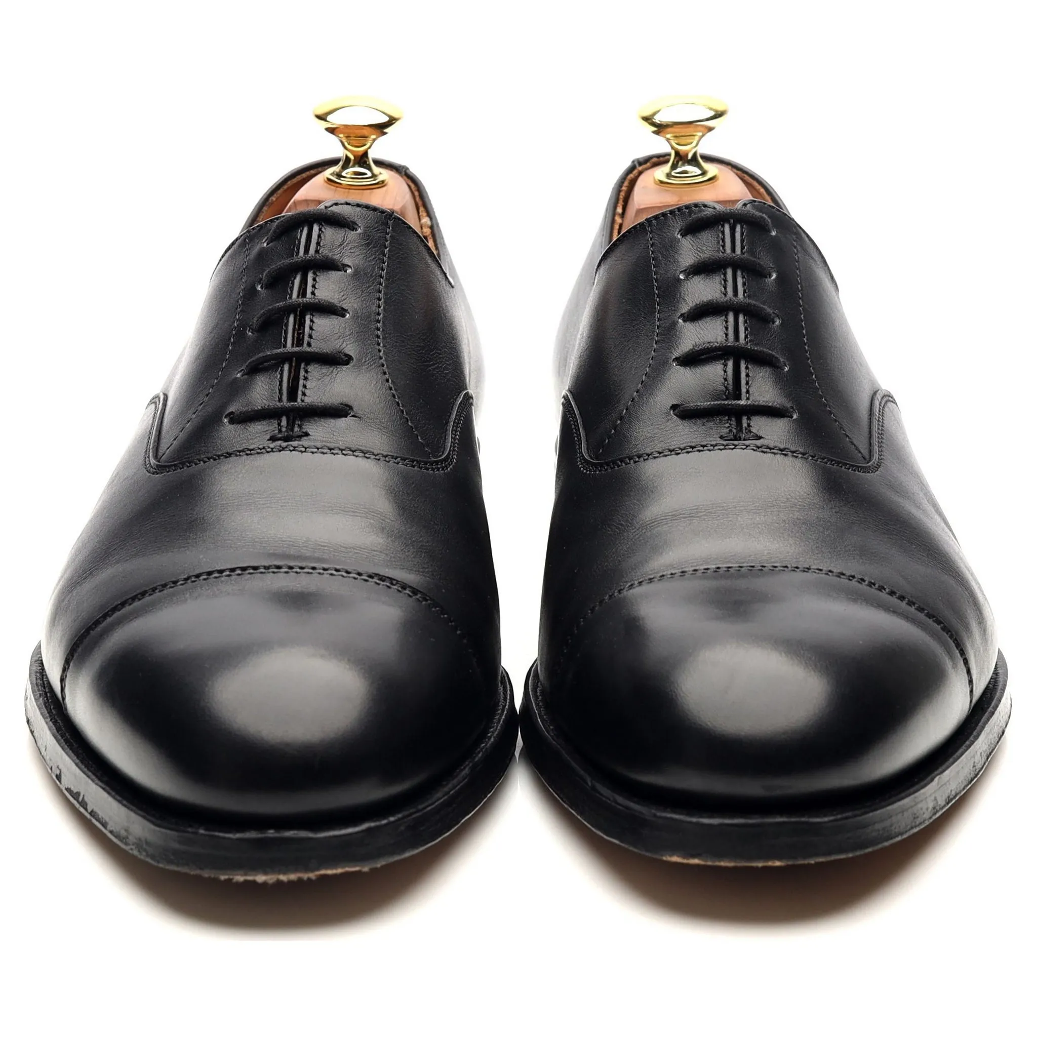 'Dorset 2' Black Leather Oxford UK 8 E