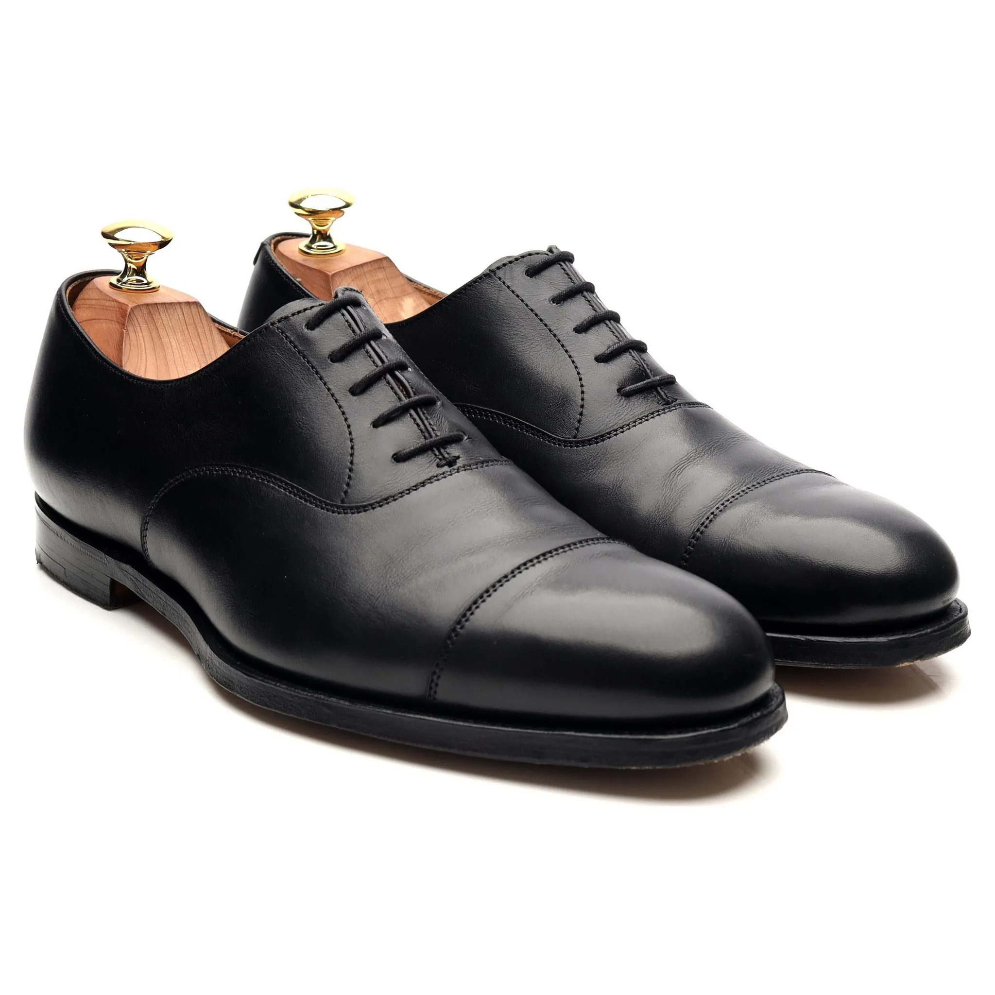 'Dorset 2' Black Leather Oxford UK 8 E