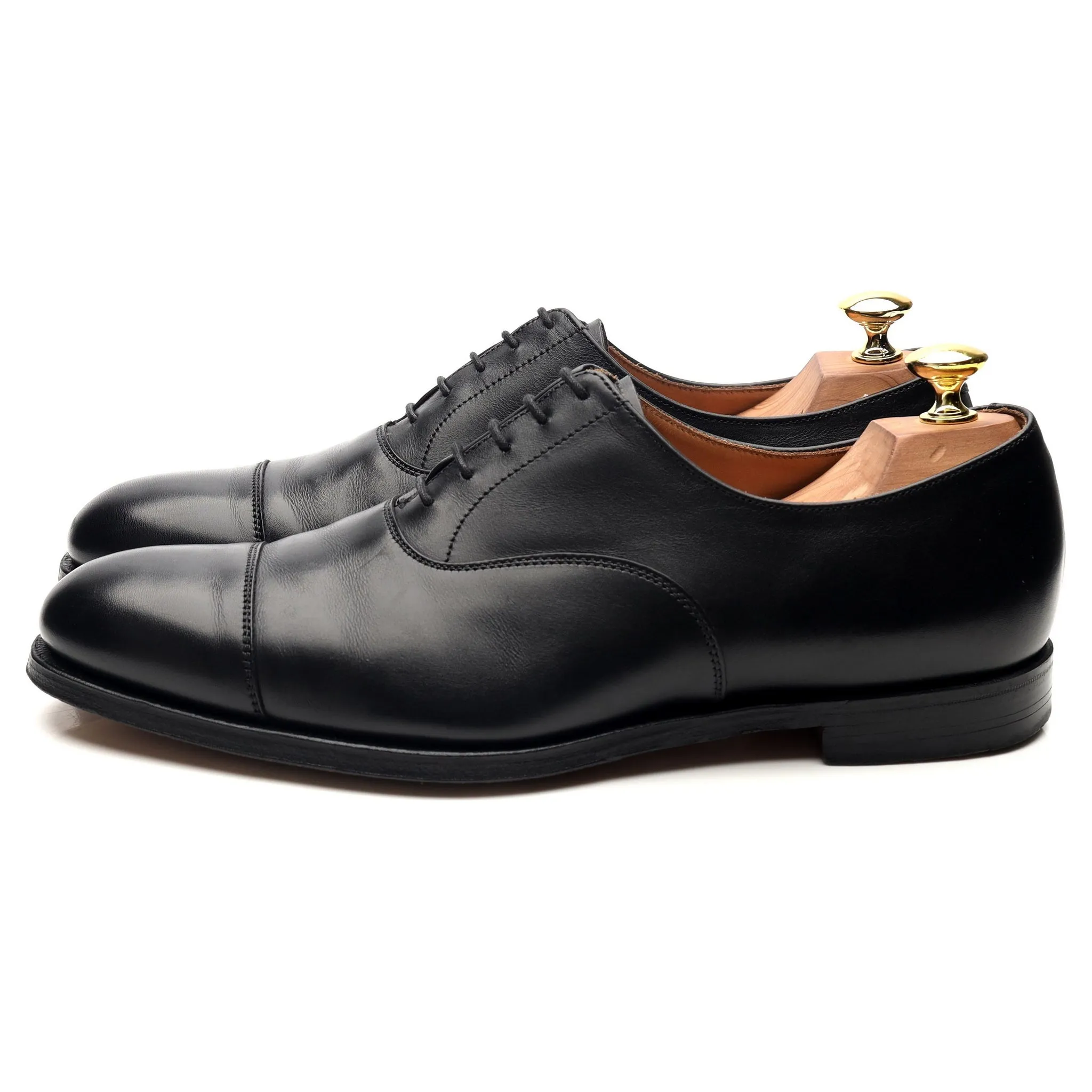 'Dorset 2' Black Leather Oxford UK 8 E