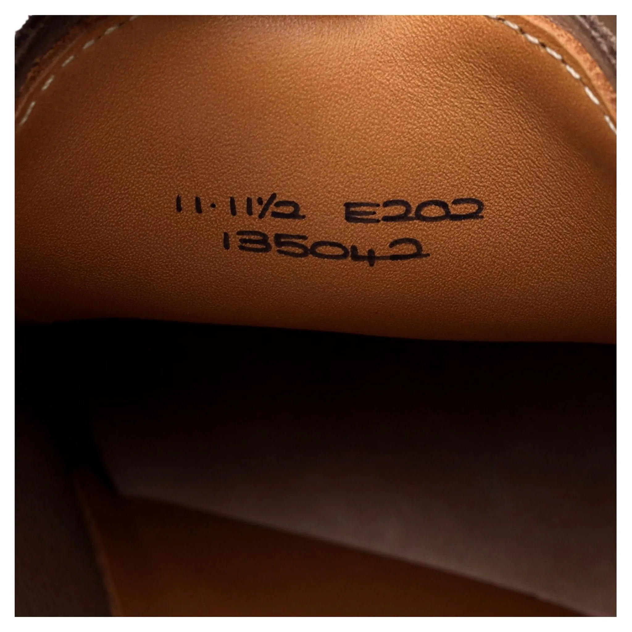 'Dover' Light Brown Suede Split Toe Derby UK 11 E