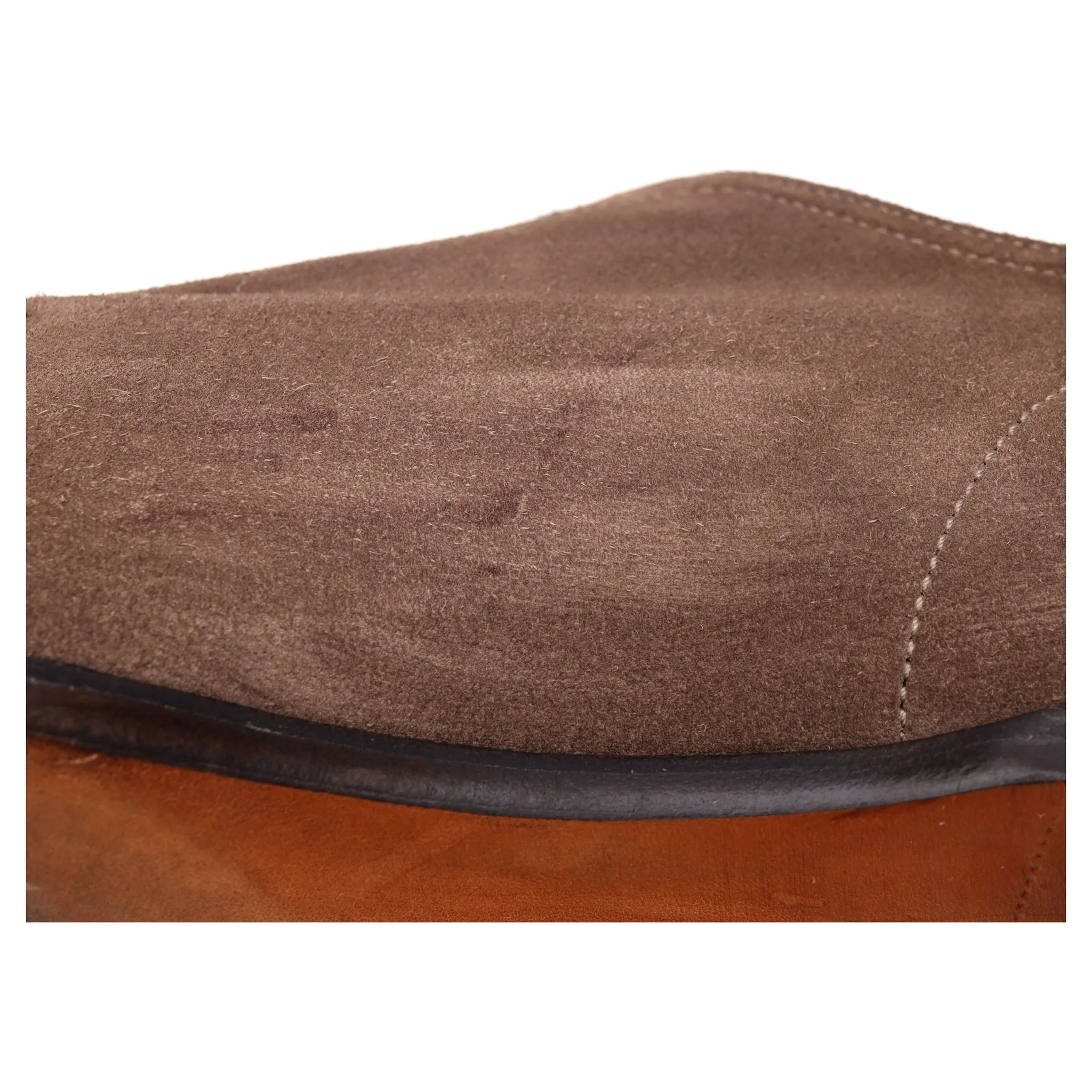 'Dover' Light Brown Suede Split Toe Derby UK 11 E