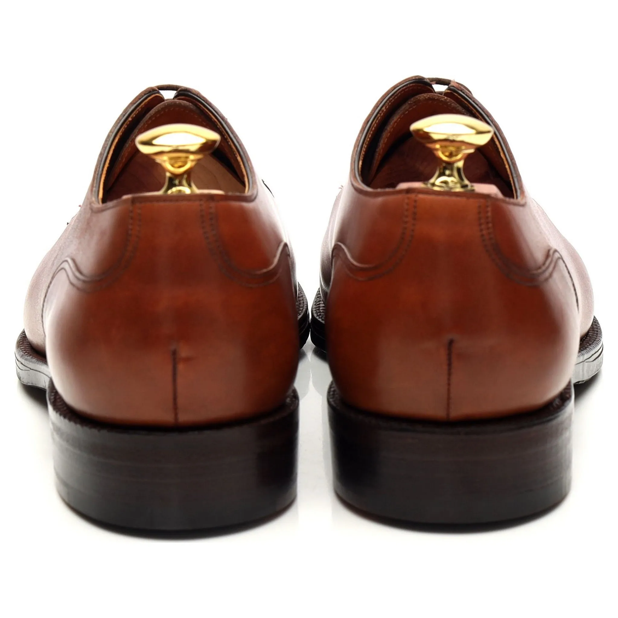 'Dover' Tan Brown Leather Derby UK 7.5 E