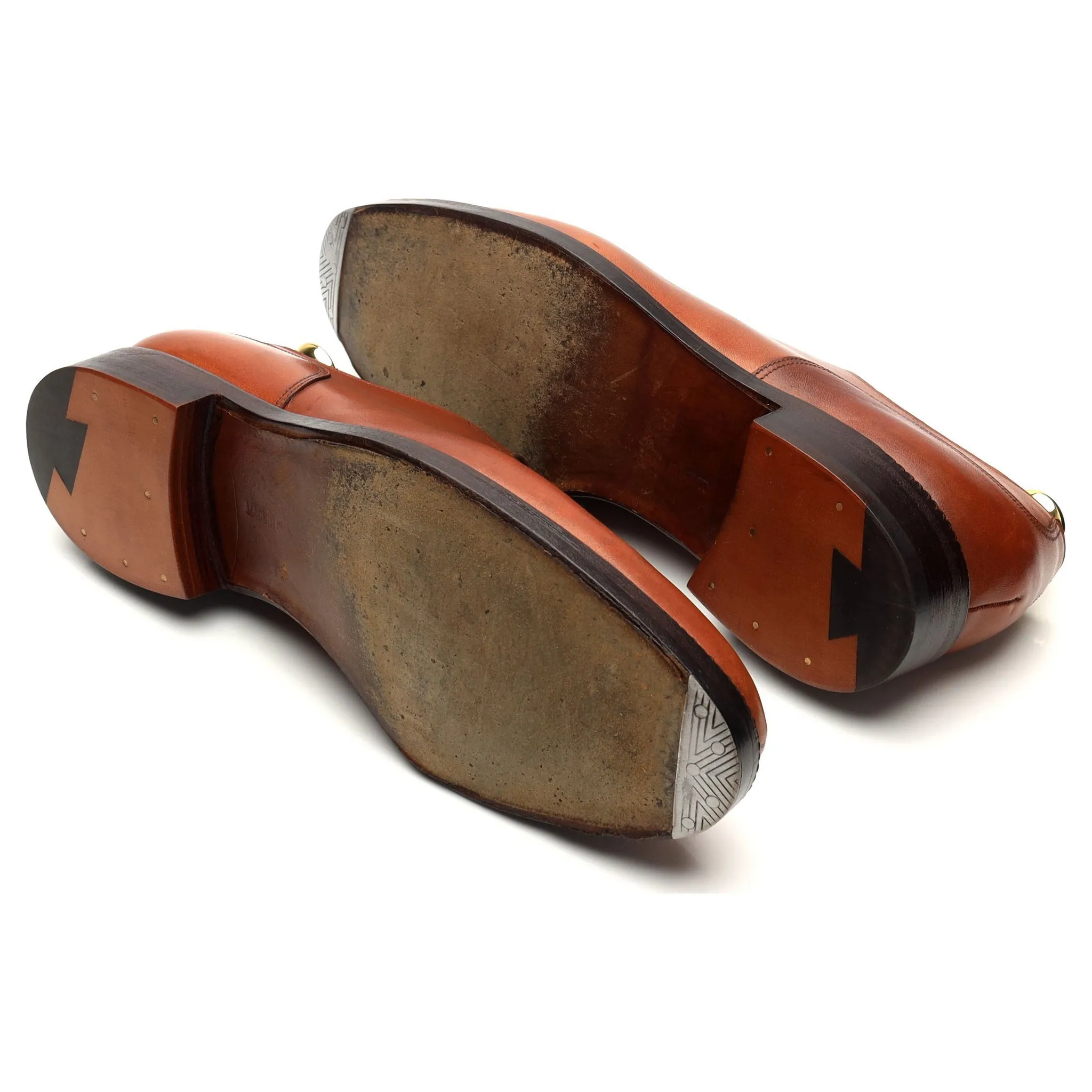 'Dover' Tan Brown Leather Derby UK 7.5 E