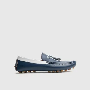 Dress Casual Loafer 13805 Navy White