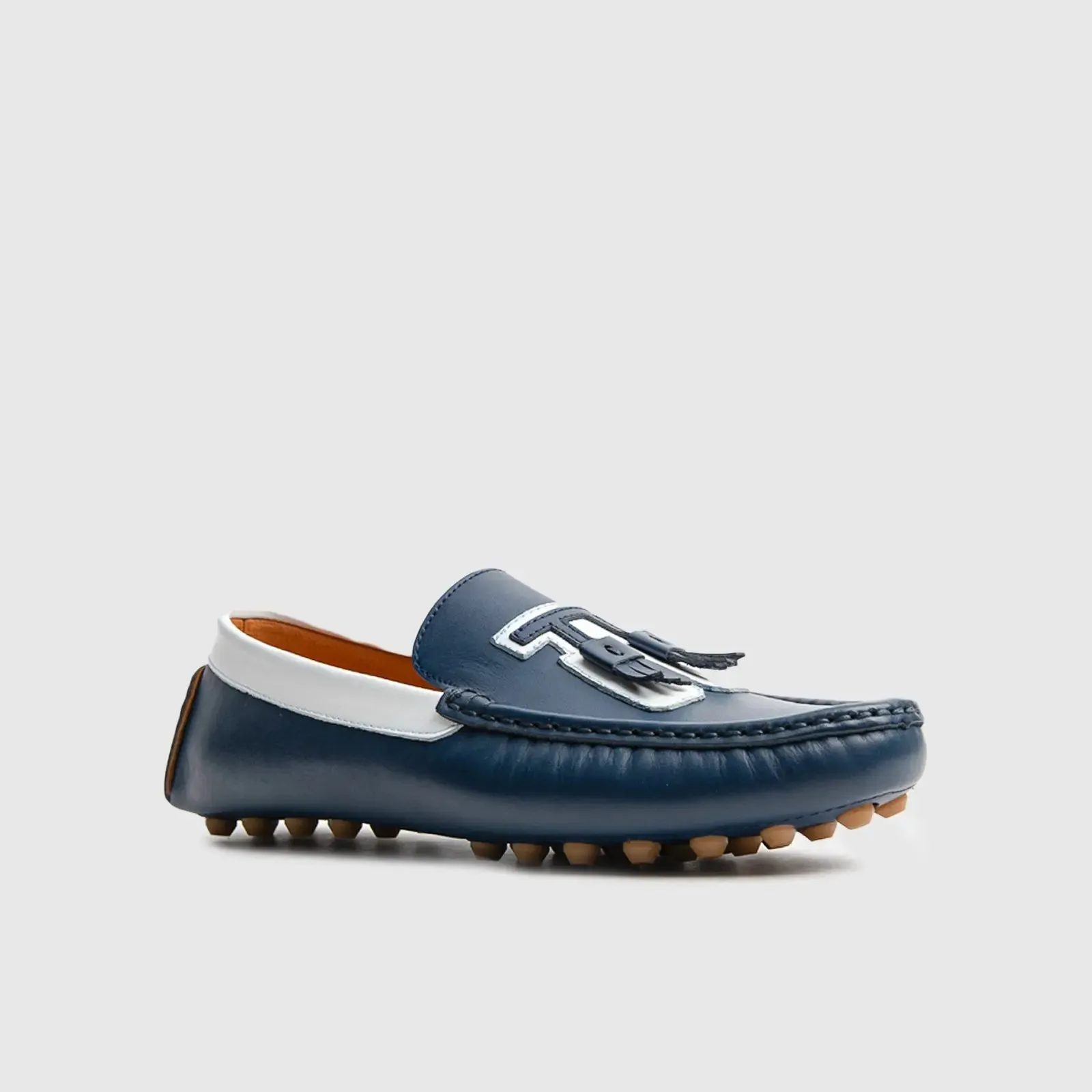 Dress Casual Loafer 13805 Navy White