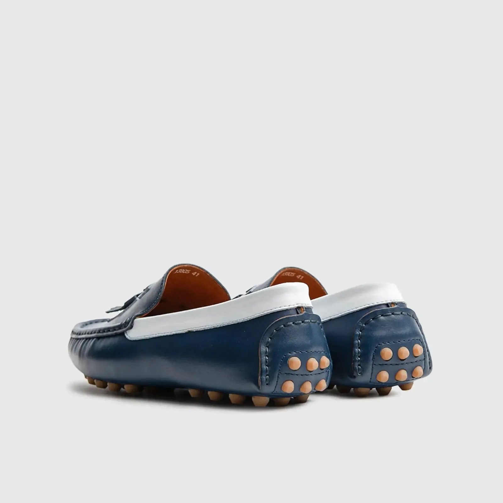 Dress Casual Loafer 13805 Navy White